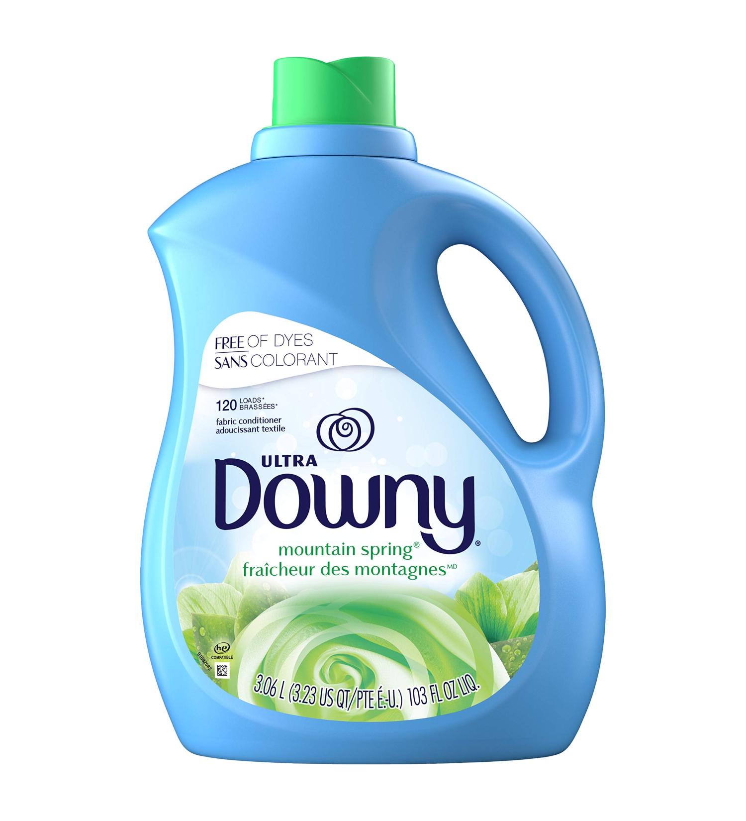 Downy Ultra Liquid Fabric Conditioner, Mountain Spring Scent, 3.06 L - Long-lasting freshness and softness - Buy Online on GoSupps.com