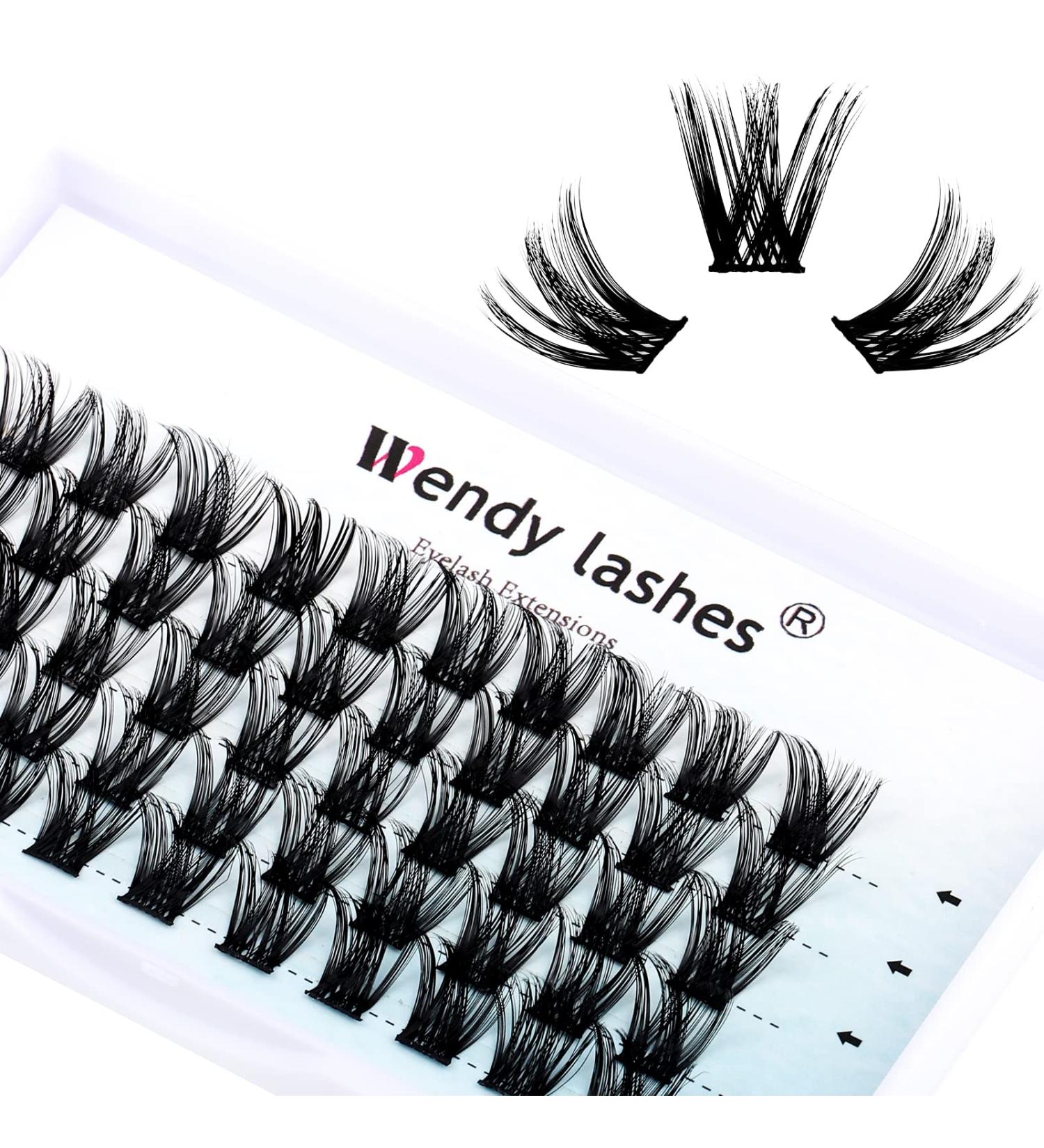 D Curl Cluster Lashes 0.07mm 15mm | Reusable Soft Wide Stem Eyelash Extensions - Buy Online on GoSupps.com