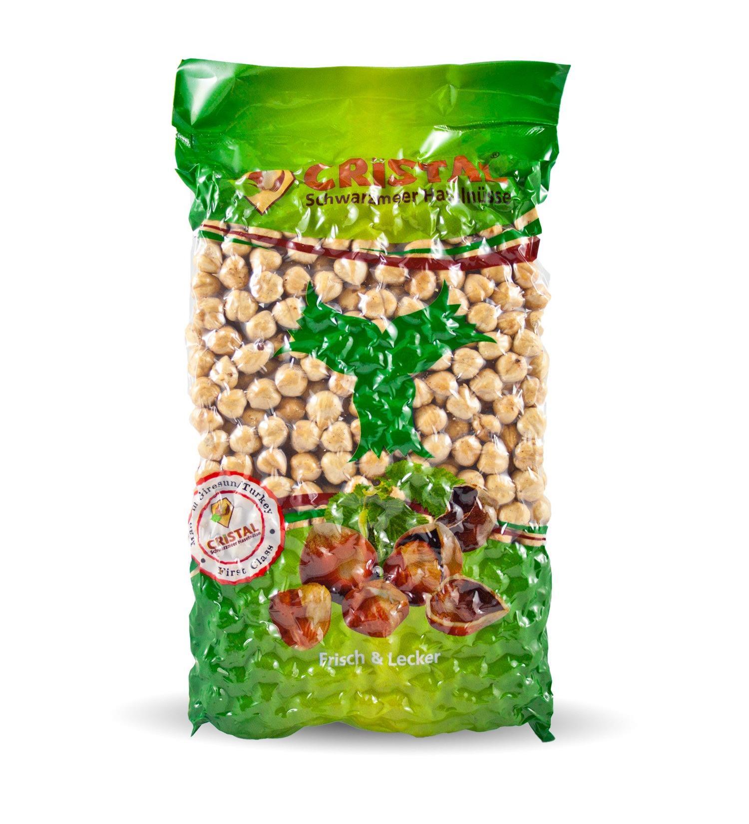 Cristal Cristal Rolled Hazelnuts 600g hazelnuts double twist