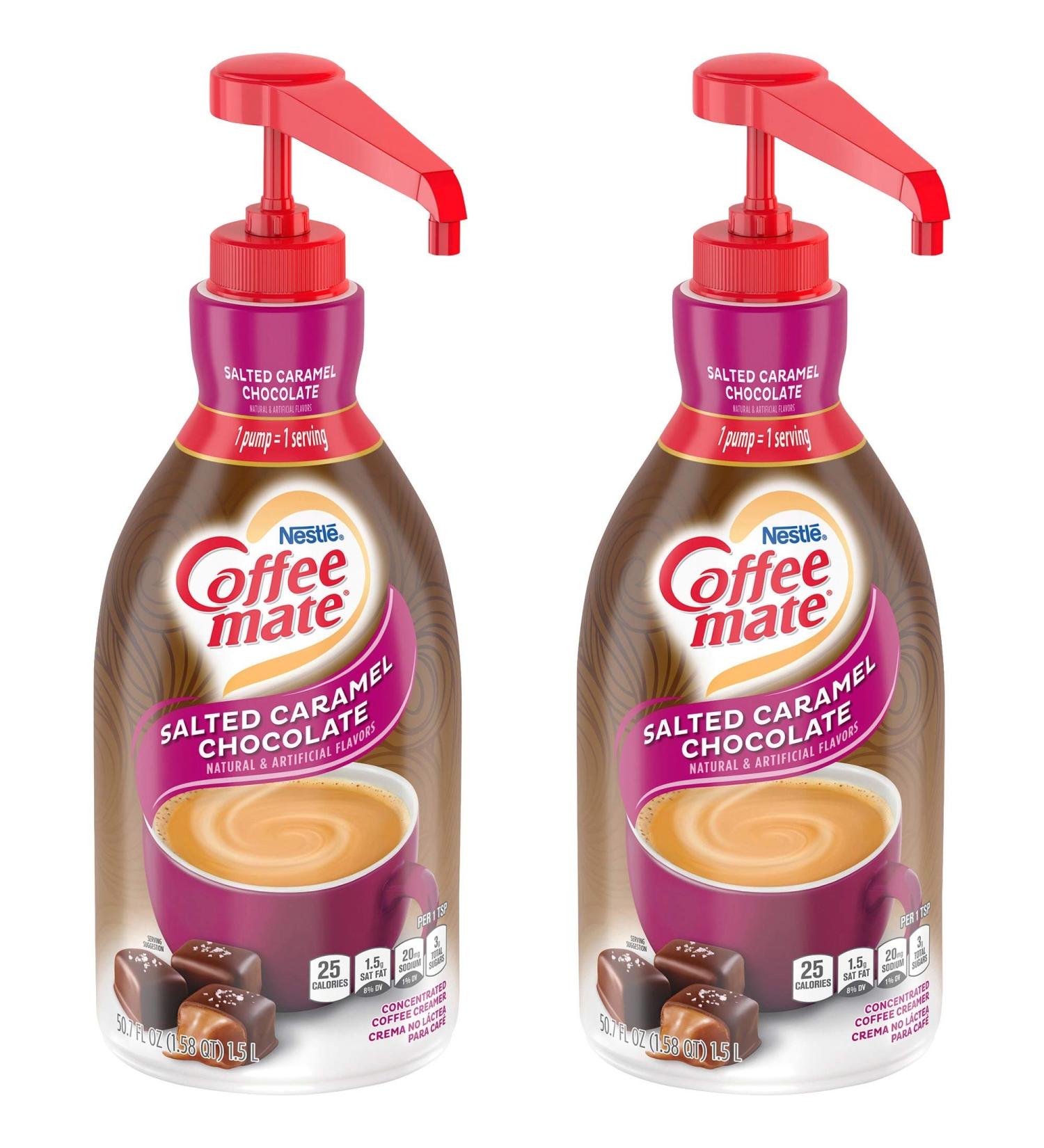 Coffee-Mate Liquid Creamer Pump Bottle 50.7 Fl. Oz 2 Ct - 79976Ct - Buy Online on GoSupps.com