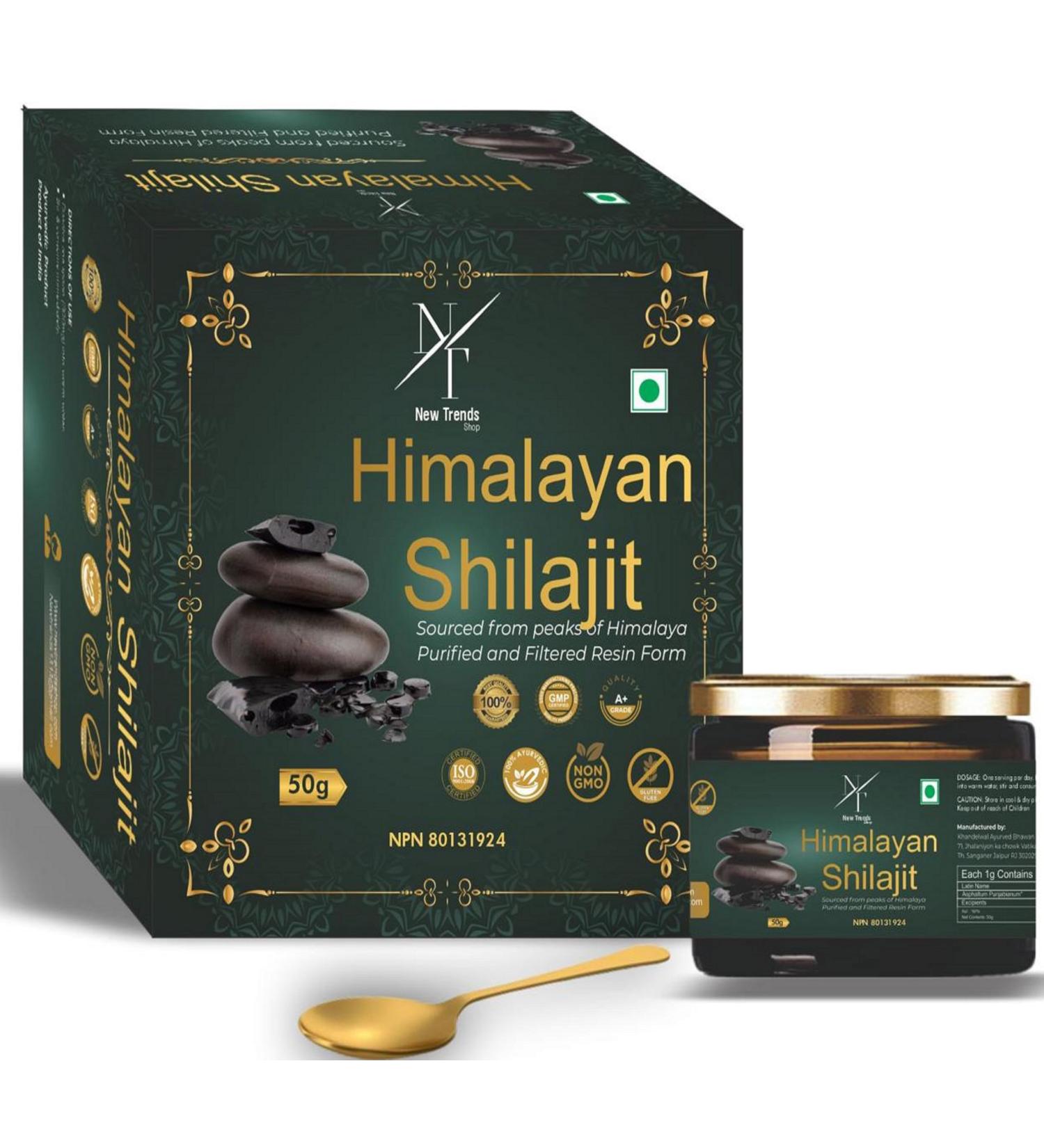 Shilajit from The Himalayas. 50g 100% Pure Resin| 50G|1000mg Potency - Buy Online on GoSupps.com