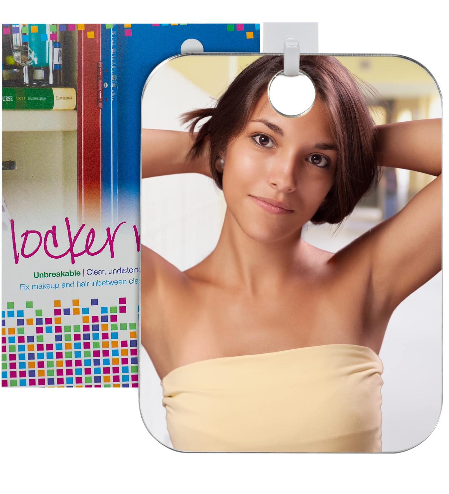 Shave Well Anti-Fog Shower Mirror for Office, Gym & School Lockers | Fogless Bathroom Mirror with Handheld Option | Hanging Shower Mirror - Buy Online on GoSupps.com