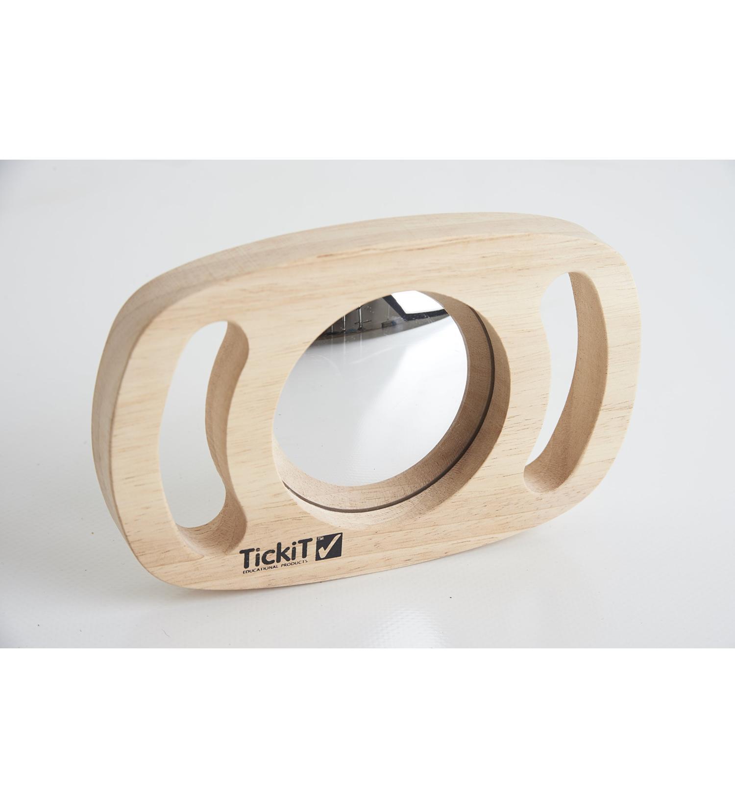 TickiT Easy Hold Convex/Concave Mirror 185x120mm - Lightweight and Durable Mirror - Buy Online on GoSupps.com
