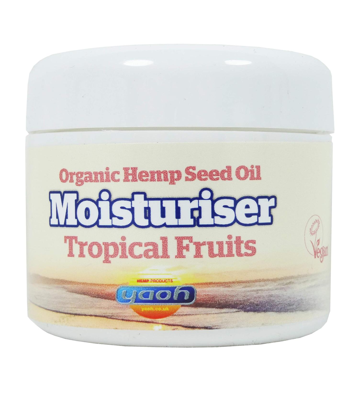 Yaoh Moisturiser with Hemp Seed Oil 56g- Tropical Fruits - Buy Online on GoSupps.com