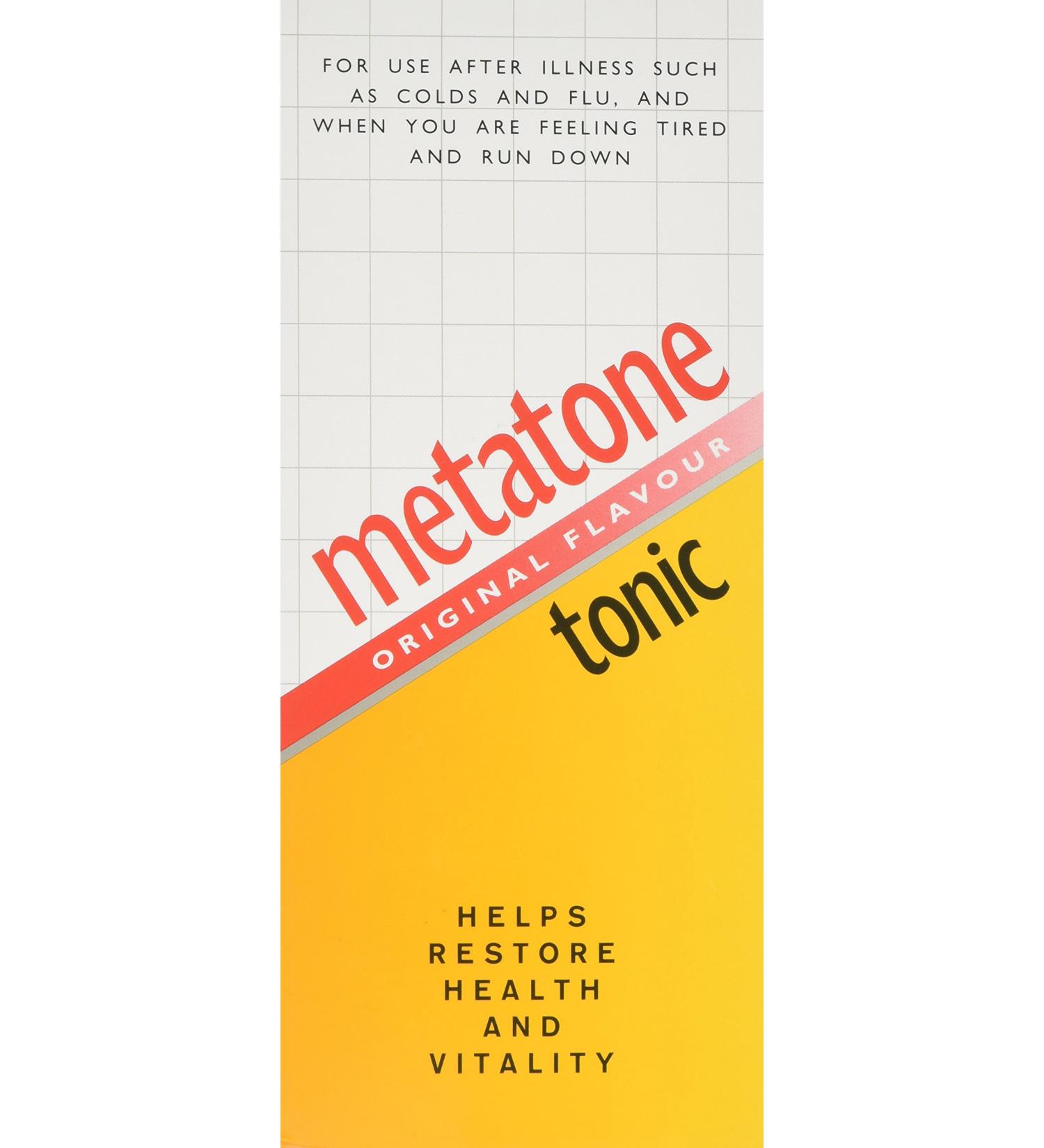 Metatone Tonic 500ml Original Flavor - Boost Energy & Vitality - Buy Online on GoSupps.com