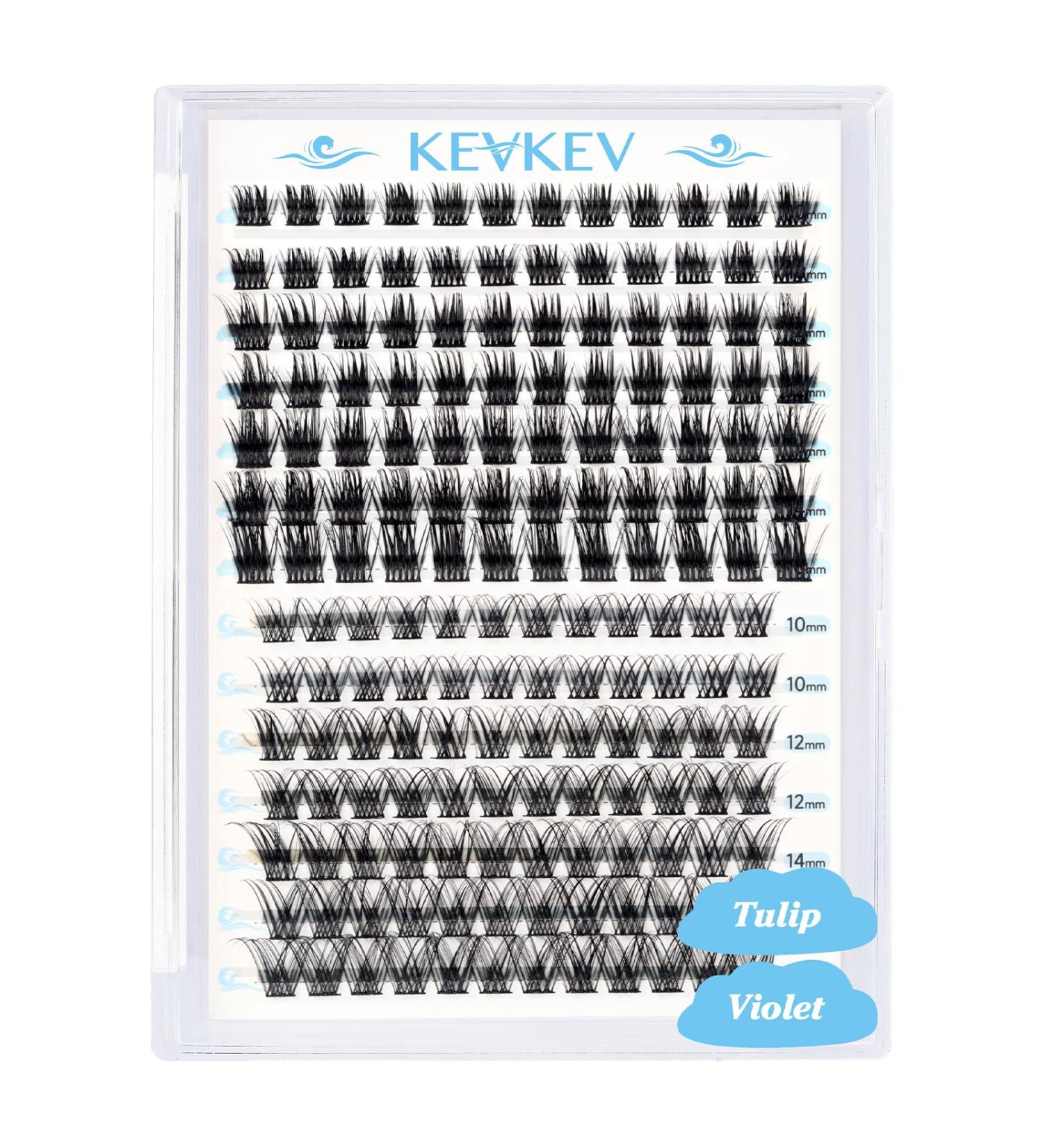 168 Pcs Tulip & Violet C-Mix Lash Clusters | DIY Eyelash Extensions Kit - Buy Online on GoSupps.com