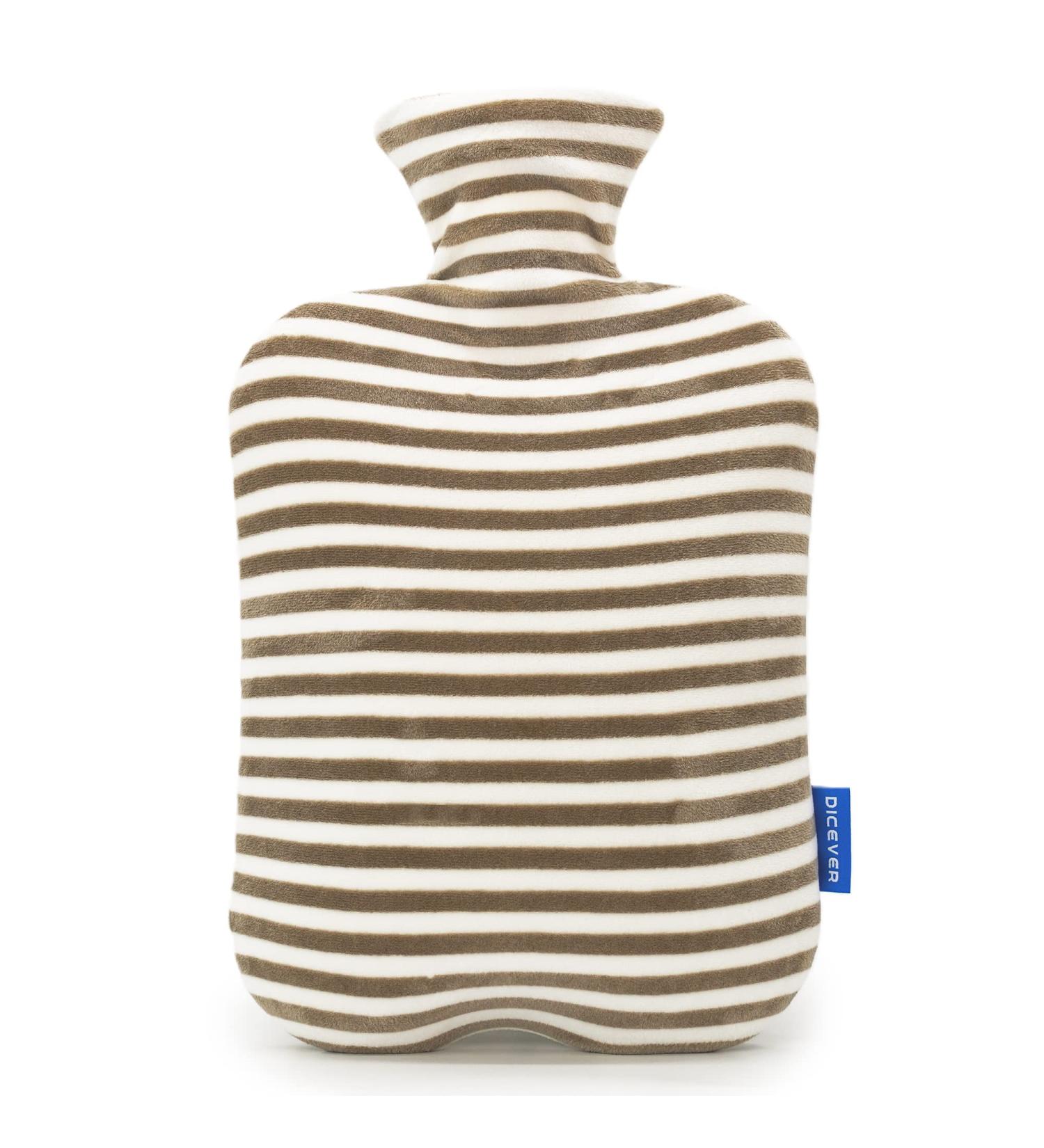 Hot Water Bottle with Soft Cover - 2L for Menstrual Cramps & Pain Relief | Hot & Cold Therapy | Gray TW-Gray - Buy Online on GoSupps.com