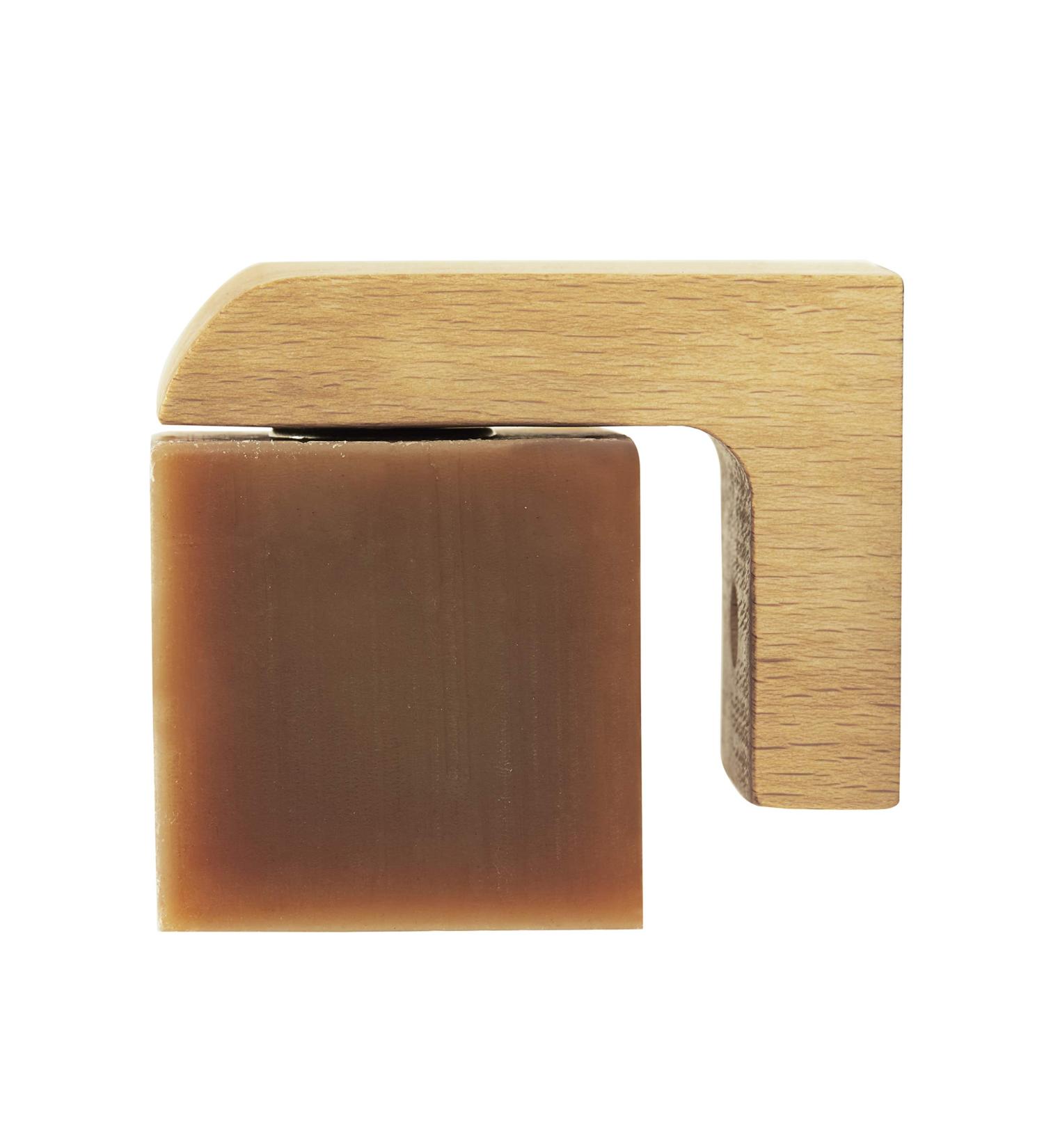 Professor Fuzzworthy Wood Magnetic Soap Holder - In-Shower Storage for Soaps & Shampoo Bars - Beech Wood Soap Dish Dispenser - No More Soggy Soaps - Buy Online on GoSupps.com