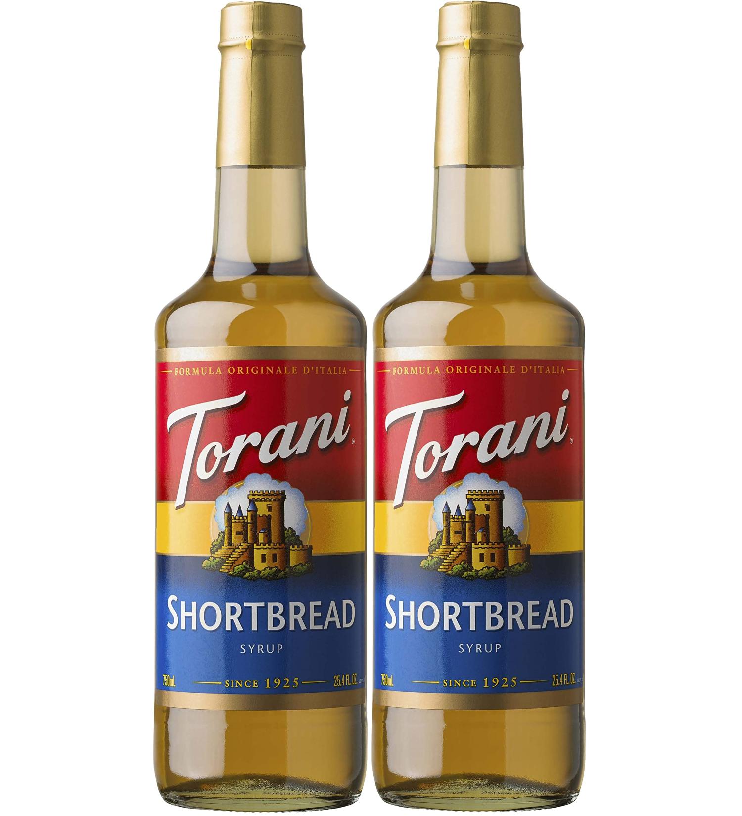 Torani Shortbread Syrup 750ml 2 Pack - Buy Online on GoSupps.com