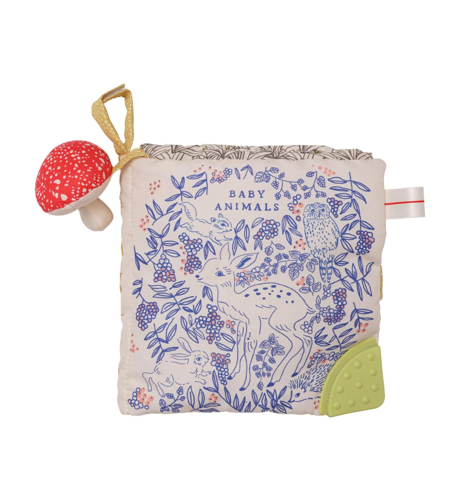 Manhattan Toy Deer Soft Activity Crinkle Book & Pat Mat for Baby/Toddler - Squeaker, Mirror, Teether - Large - Buy Online on GoSupps.com