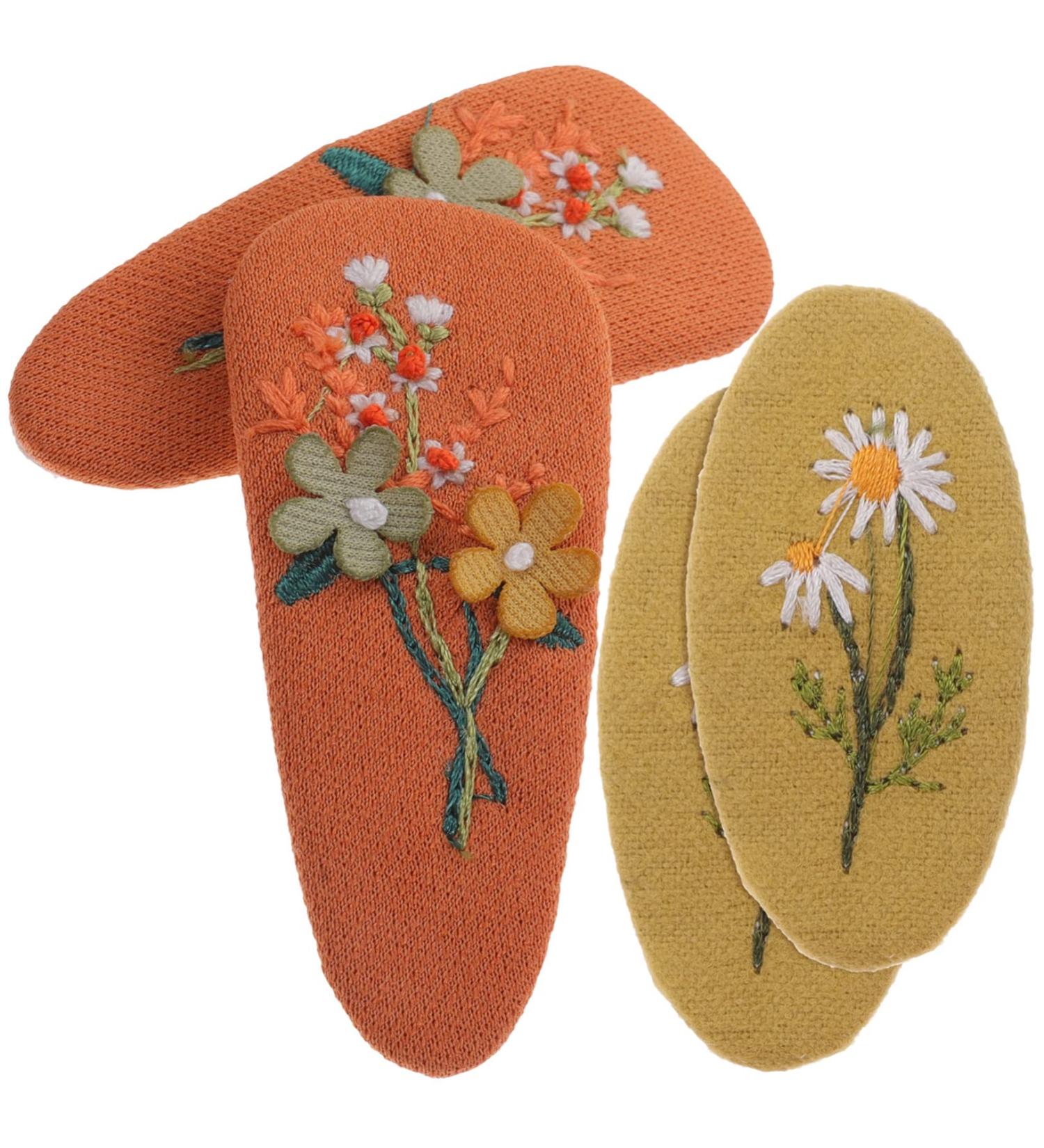 minkissy 2 Pairs Hairpin Kids Hair Clip Princess Barrette Barrettes for Fine Hair Retro Hair Pin Floral Hair Clips Girl Cute Hair Rustic Headband Cute Headdress Alloy Issue Card Fancy Baby - Buy Online on GoSupps.com