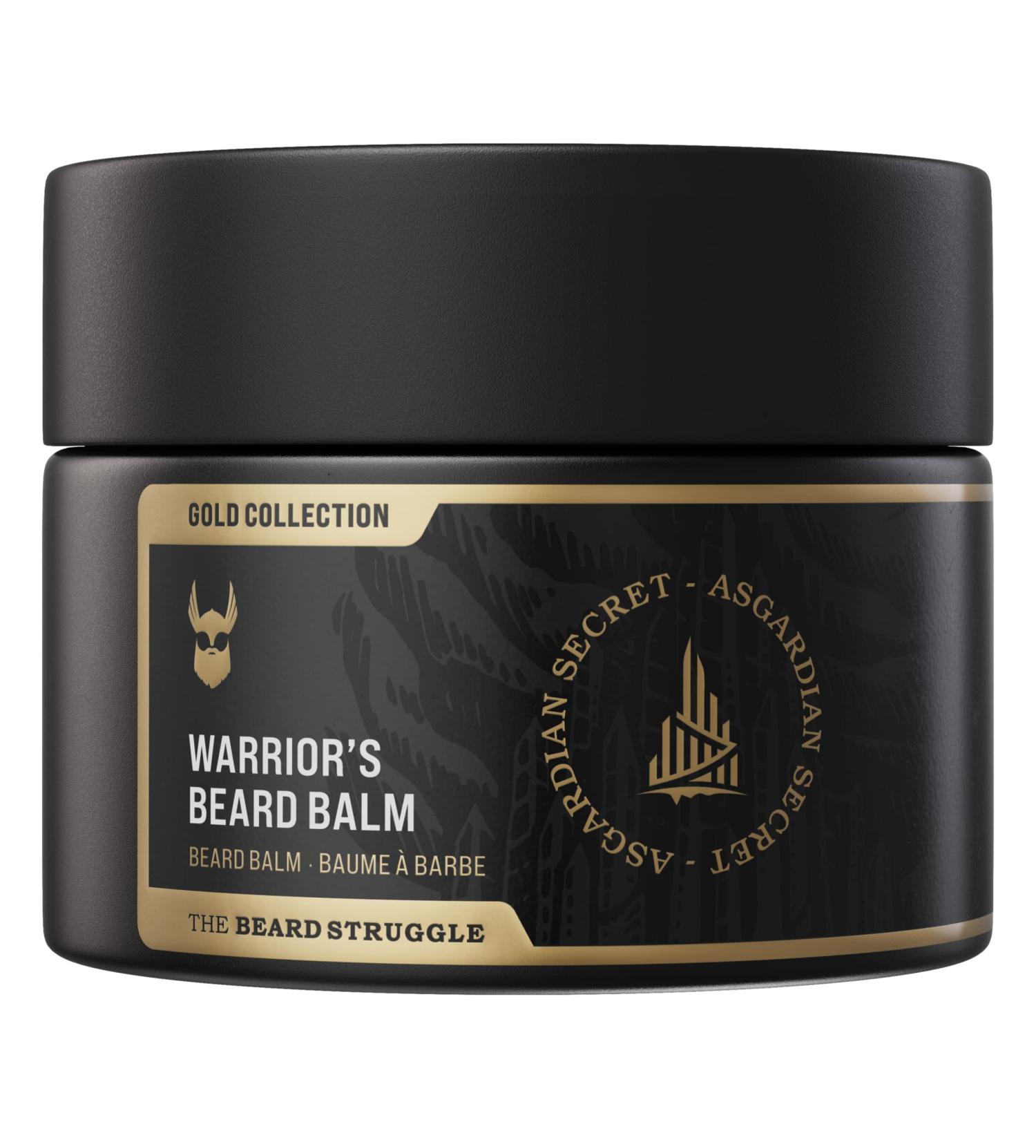 The Beard Struggle Warrior's Beard Balm - Gold Collection Asgardian Secret 50g | Luxurious Cologne-Grade Fragrance | 100% Natural Ingredients - Buy Online on GoSupps.com