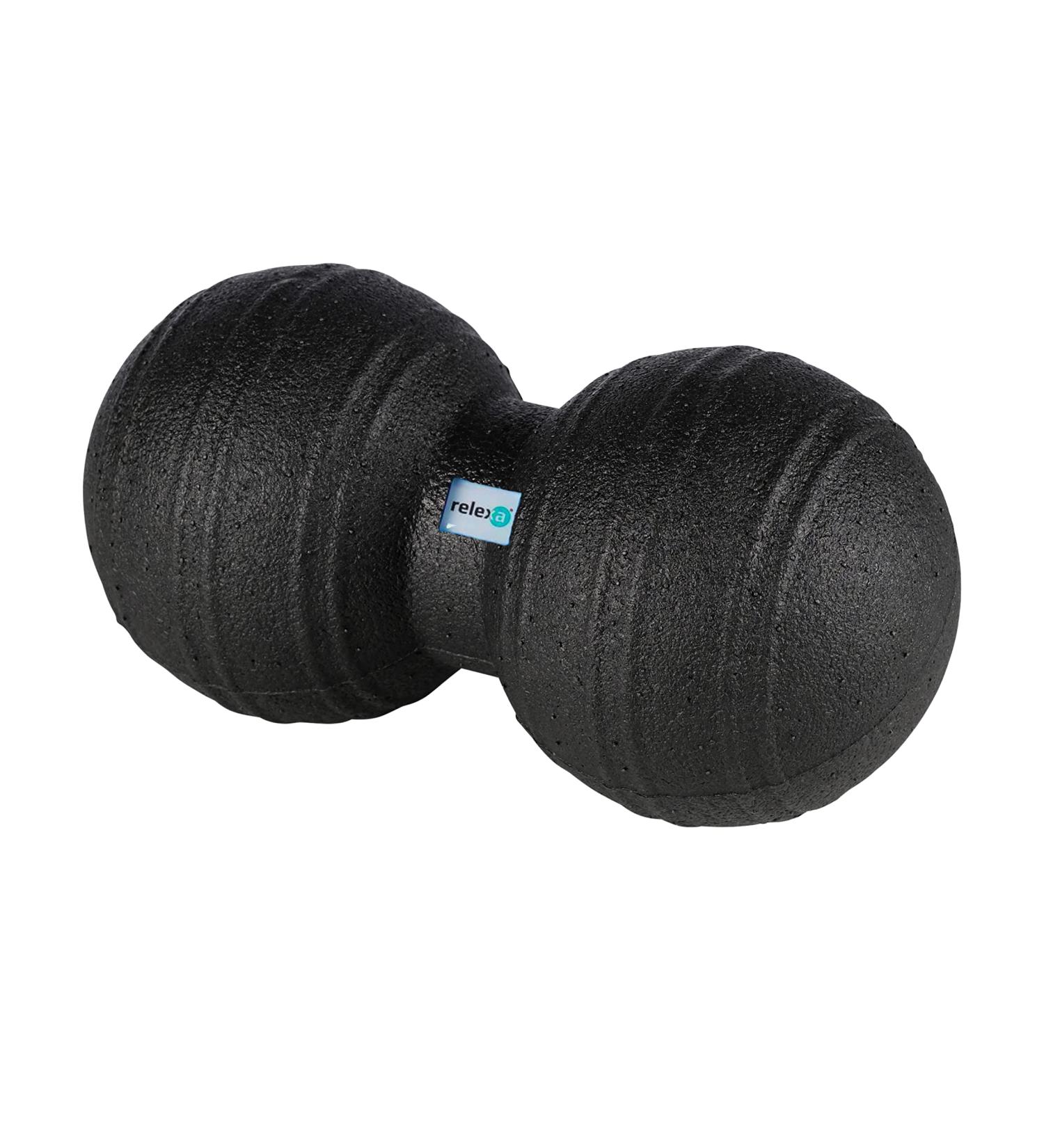 Relexa Twinball 8cm Neck Massage & Back Pain Relief - 12cm Black - International Shipping Available - Buy Online on GoSupps.com
