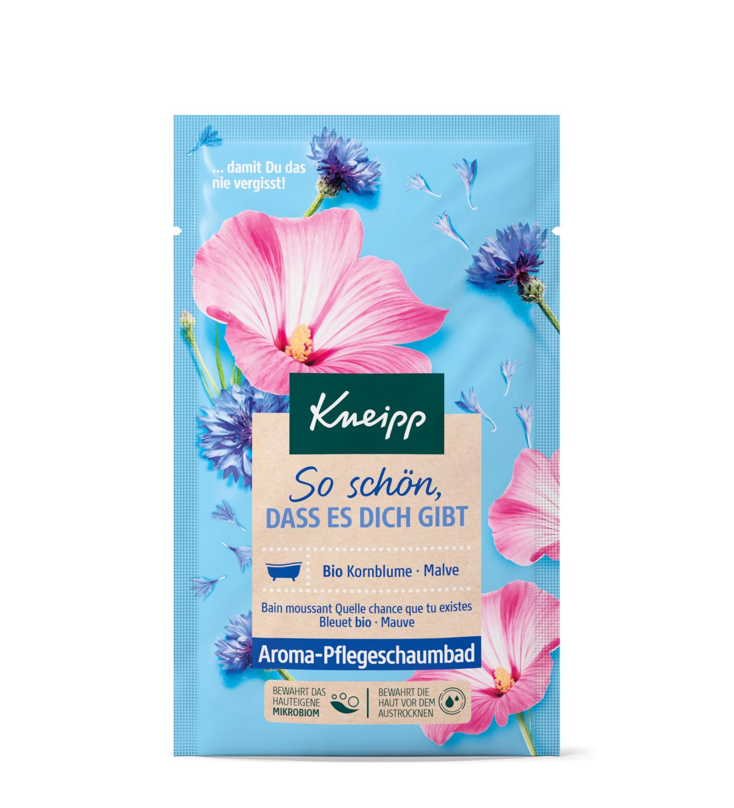 Kneipp Aromatic Foaming Bath As Beautiful As You Exist - Bath Additive with Premium Organic Cornflower and Mallow Extracts - 50 ml - Buy Online on GoSupps.com