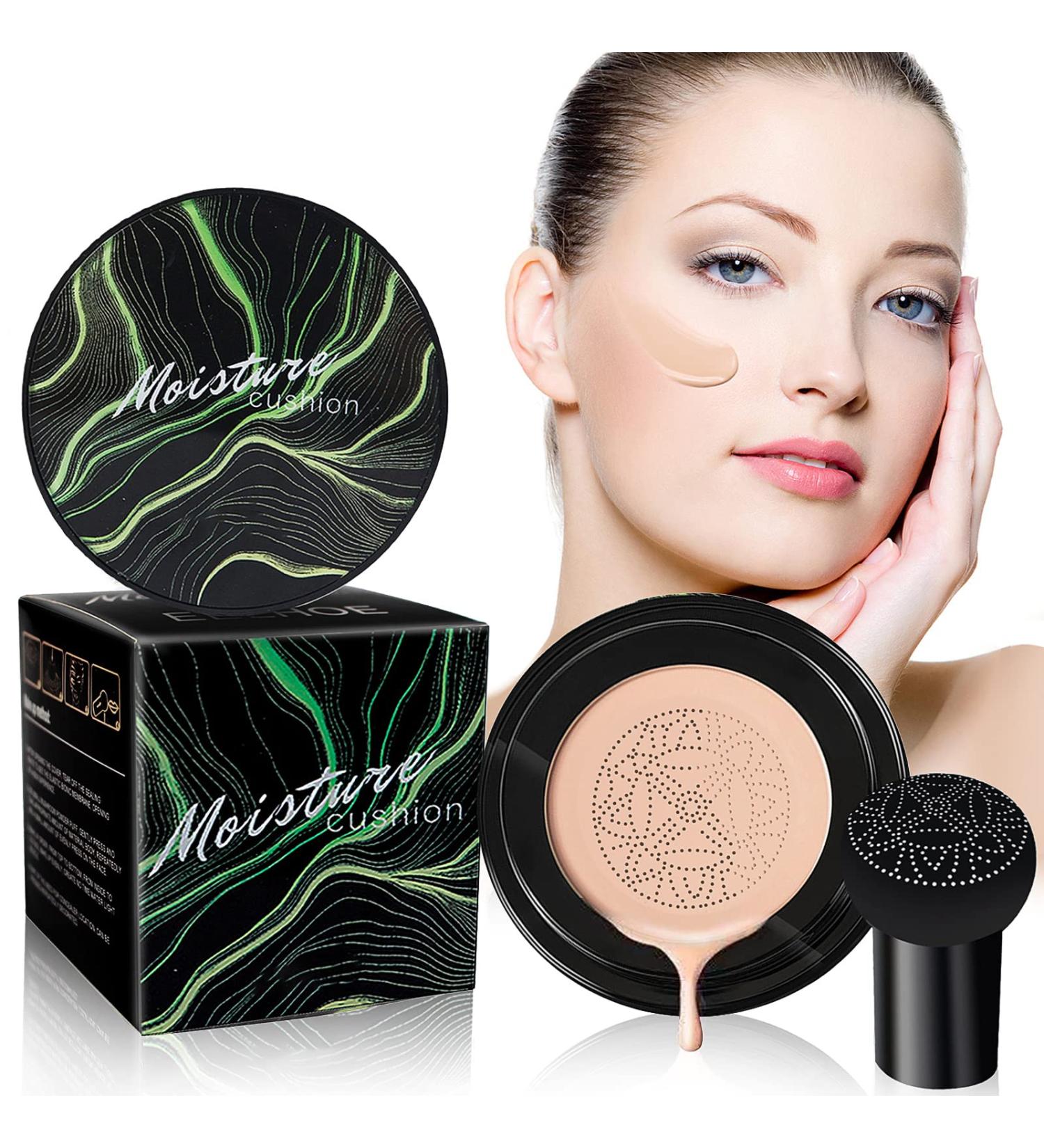 Mushroom Head Air Cushion CC Cream - Moisturizing Foundation for Mature Skin - Natural Beige Tone - Long-Lasting Formula for All Skin Types - Buy Online on GoSupps.com