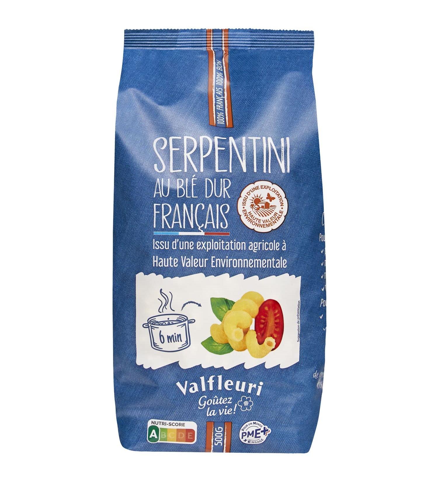 Valfleuri Pasta - HVE "Serpentini" range - 500g bag