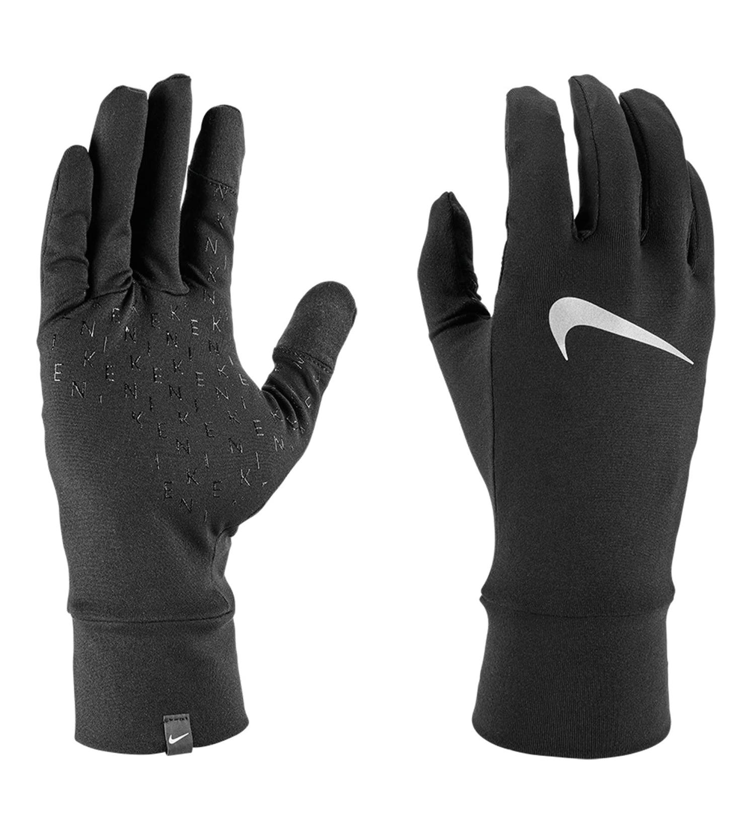 Nike Men's Fleece Running Gloves - One Size Black/Silver | Shipping Worldwide - Buy Online on GoSupps.com