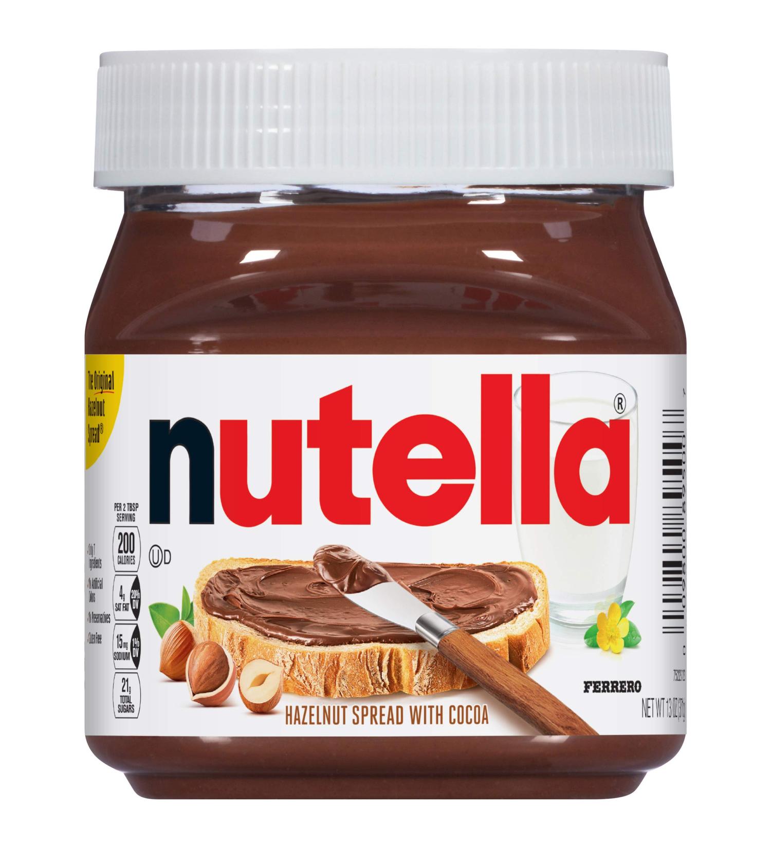 Nutella  Hazelnut Spread With Cocoa For Breakfast  13 Oz Jar 13 Ounce (Pack of 1) - Buy Online on GoSupps.com