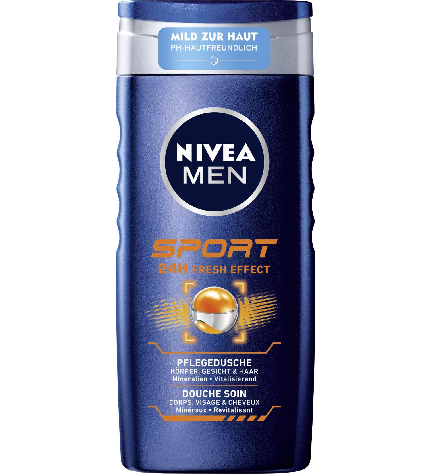 Beiersdorf NIVEA MEN Sport care shower 250 ml - Buy Online on GoSupps.com