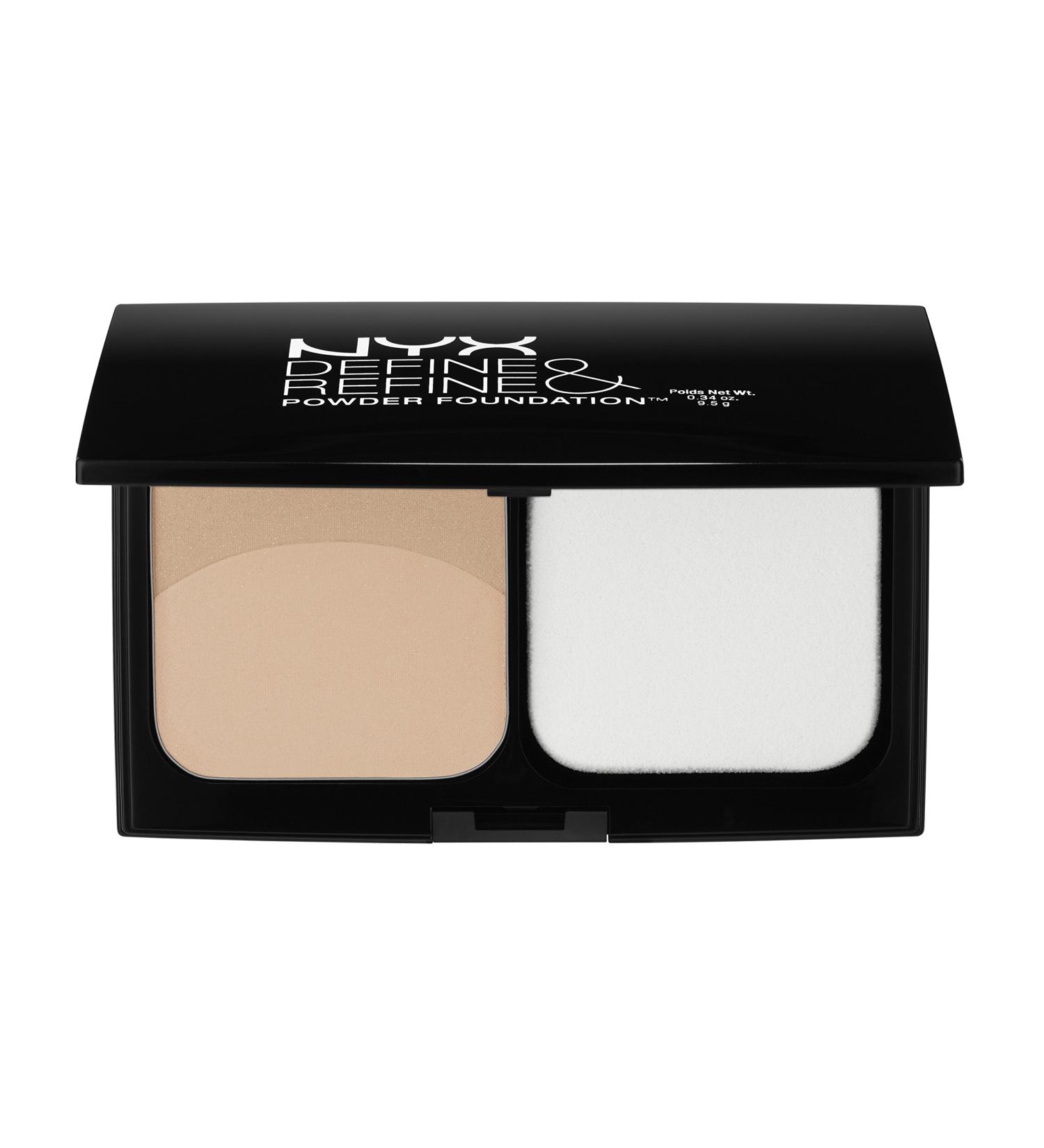 Buy NYX Cosmetics Define & Refine Powder Foundation DRPF02 - Light | International Shipping Available - Buy Online on GoSupps.com