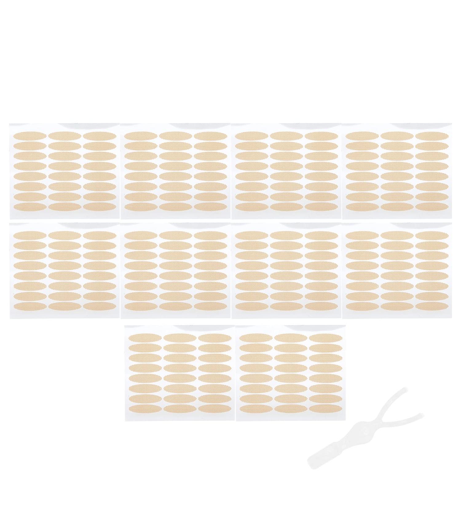 240 Pairs Double Eyelid Tape Stickers Eyelid Lift Strip Eyelid Sticker with Fork Rod Invisible Single Side Double Eyelid Stickers - Buy Online on GoSupps.com