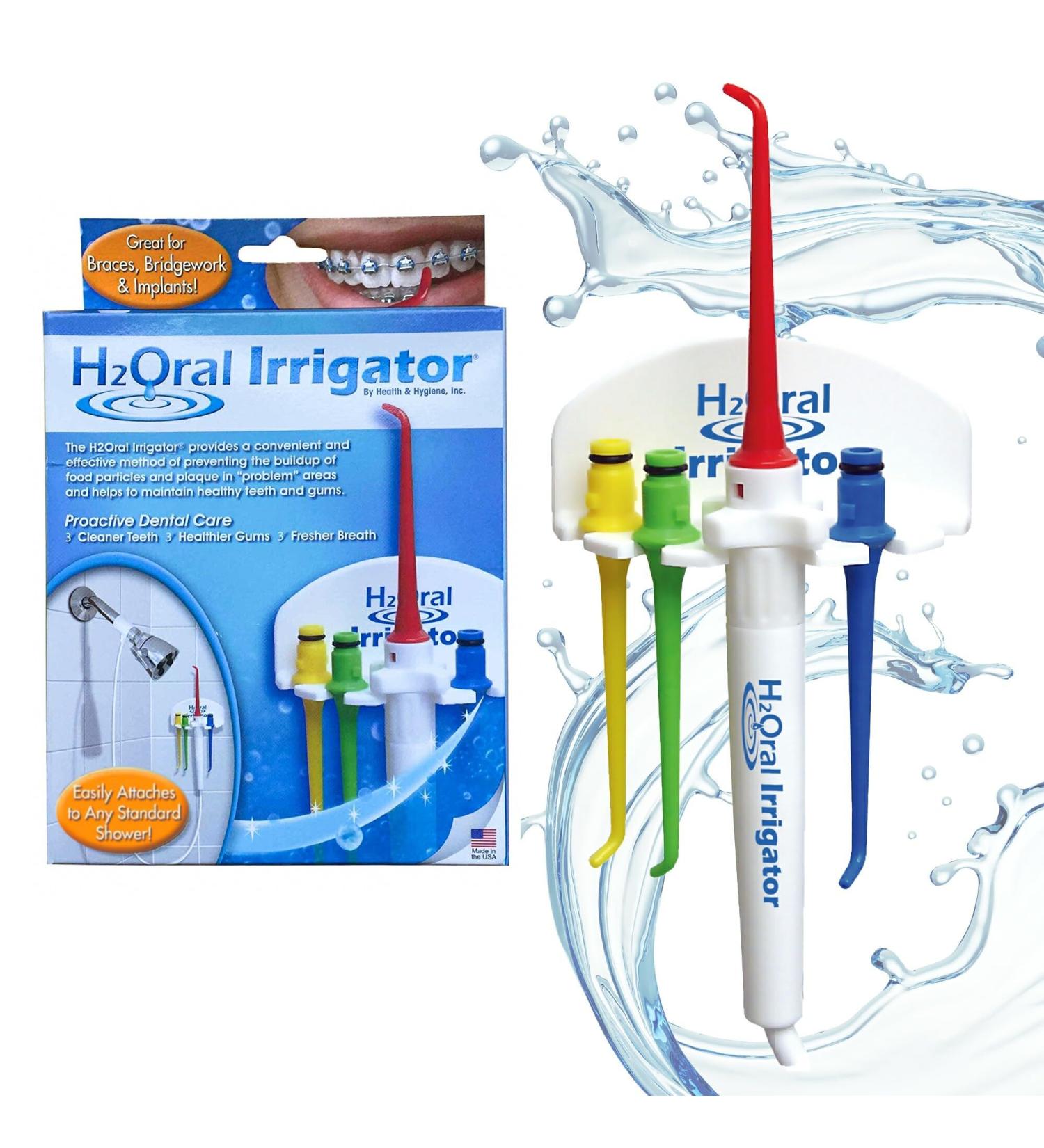 Dental Care System | Advanced Shower Water Flosser for Optimal Gum Health | Superior Home Dental Hygiene | Made in U.S.A - Buy Online on GoSupps.com