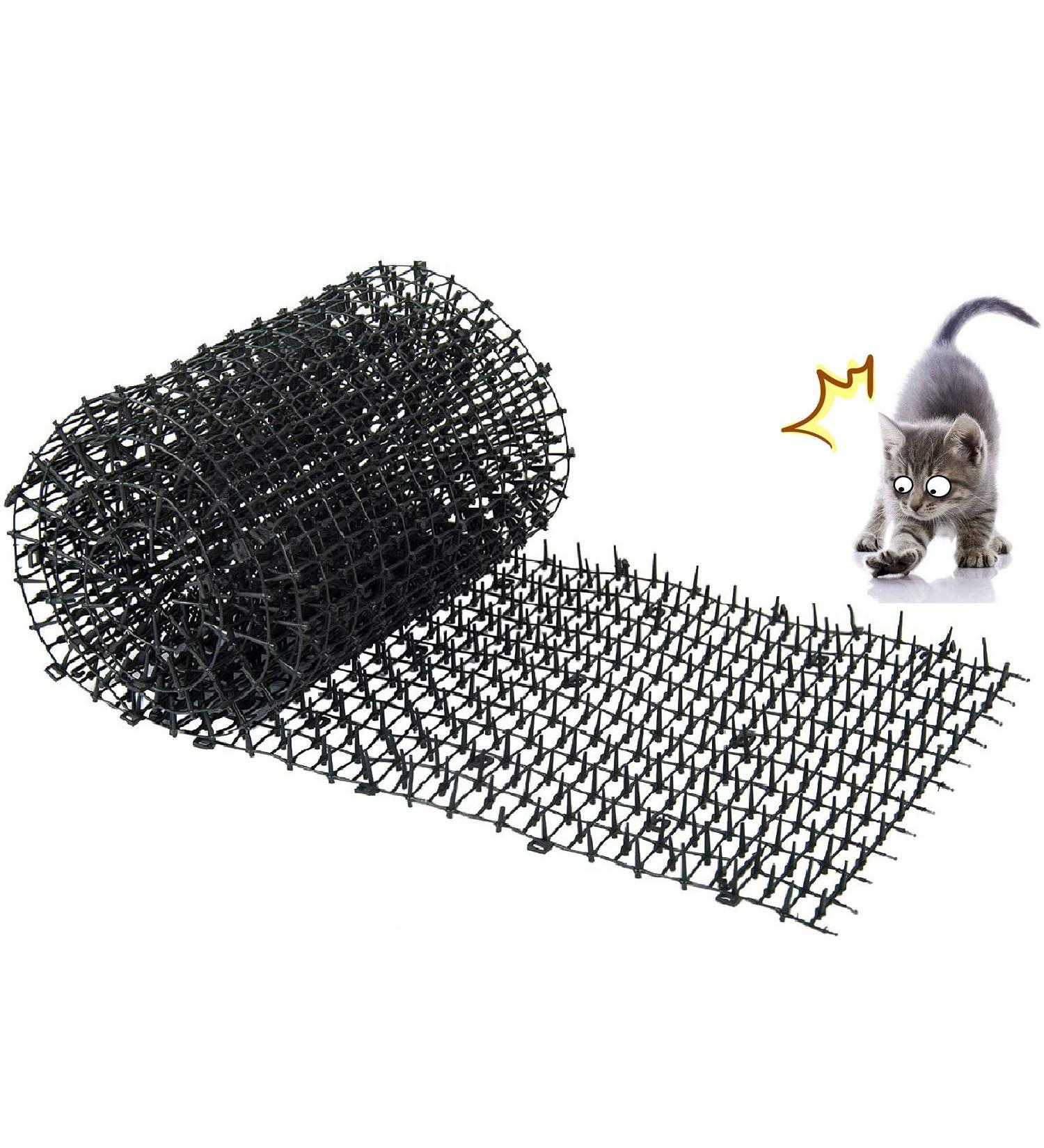 MOSTAR Cat Scat Mat - 6.5ft Plastic Prickle Strip Stopper for Cats & Pests - Keep Cat/Dog Away - 78'' x 11 - Buy Online on GoSupps.com