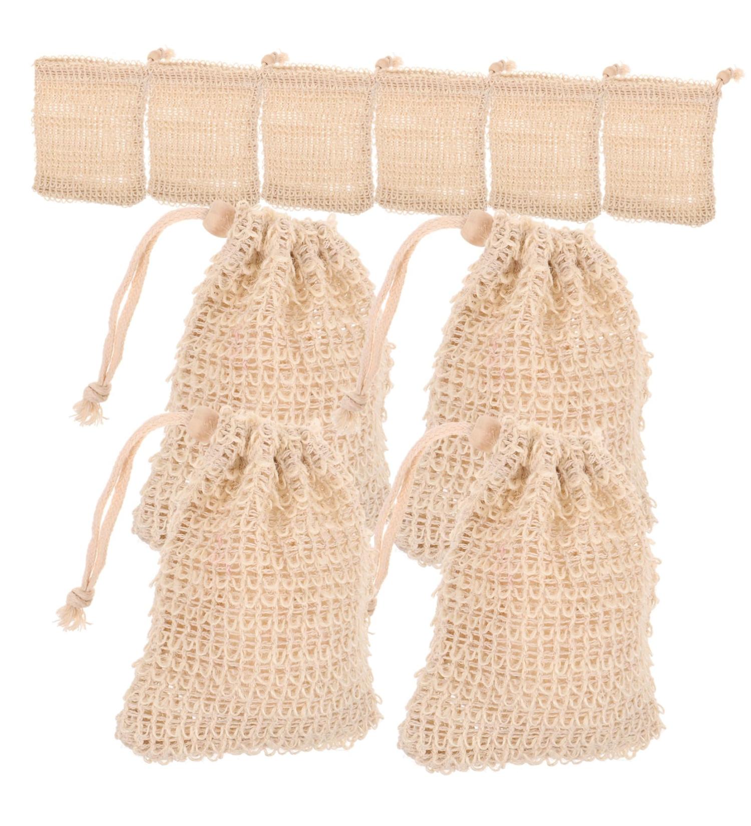 Didiseaon 30 Pcs Net Exfoliating Bath Soap Soap Storage Bathing Soap Pouch Ramie - Buy Online on GoSupps.com