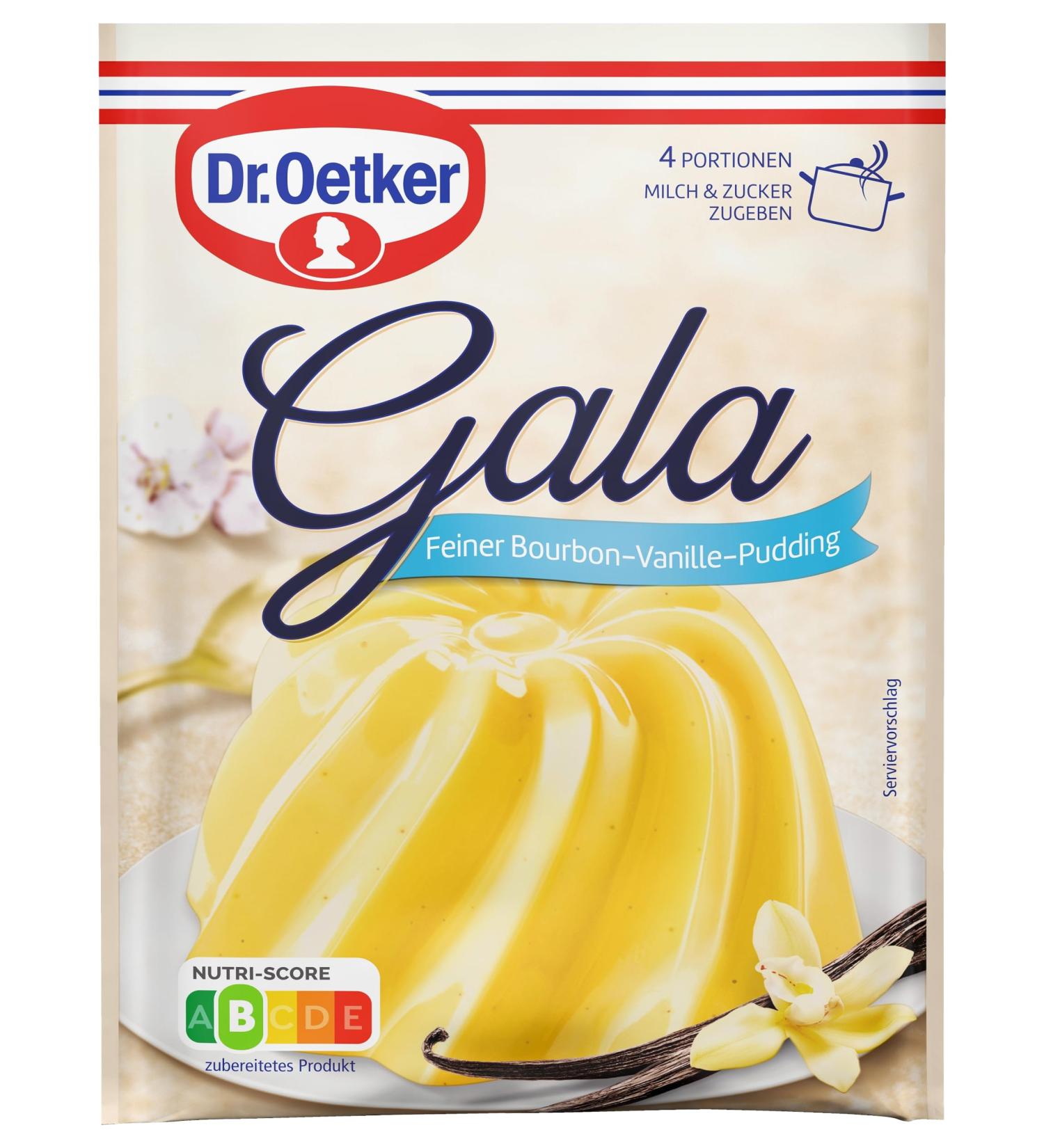 Buy Dr. Oetker Gala Bourbon Vanilla Pudding Powder - Pack of 11 (11 x 3 x 37g) - Delicious Dessert Mix with Premium Bourbon Vanilla - Buy Online on GoSupps.com