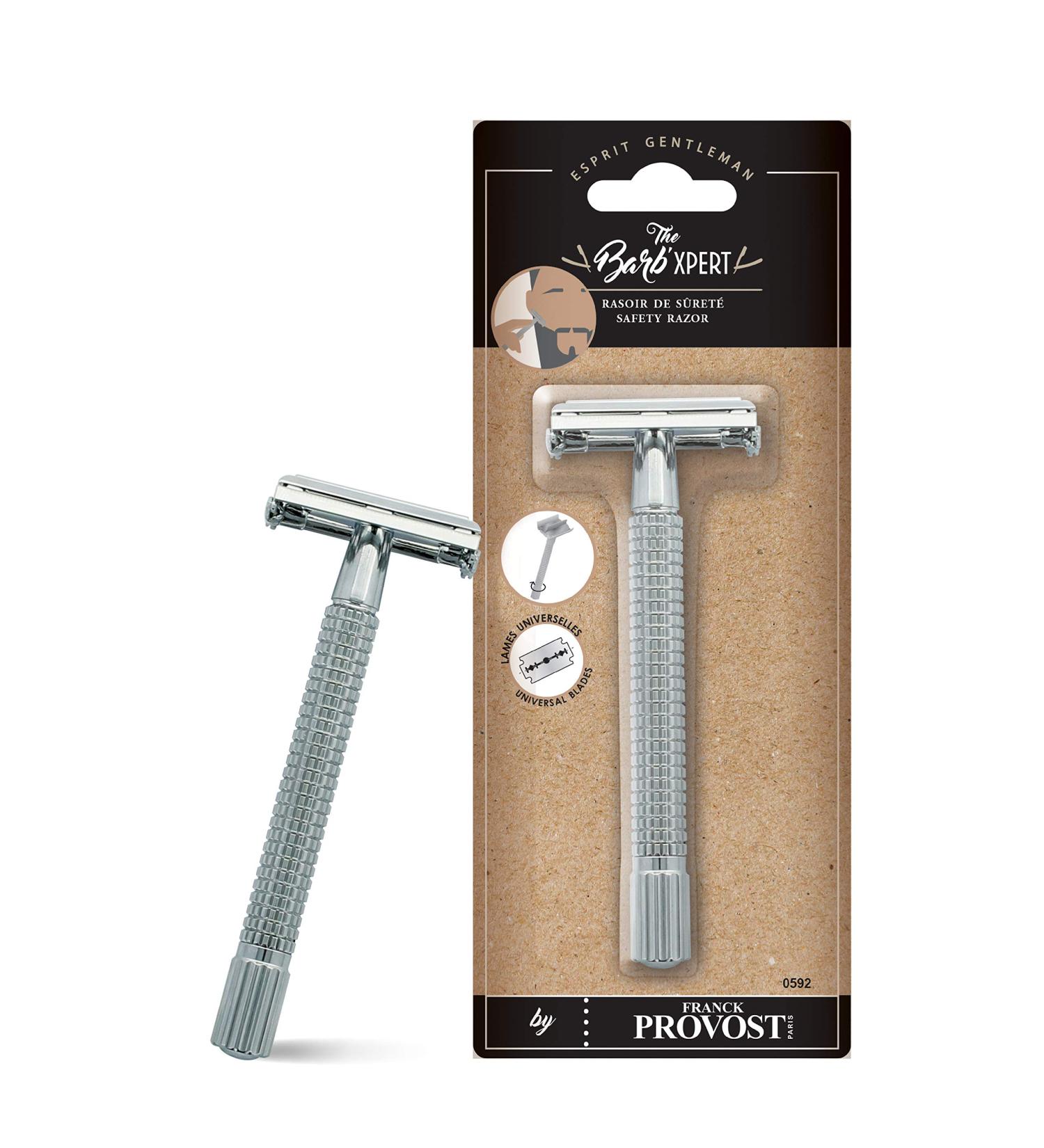 ESPRIT GENTLEMAN THE BARB XPERT Safety Razor - Durable & Traditional Design Compatible with Universal Blades - Shop Internationally - Buy Online on GoSupps.com
