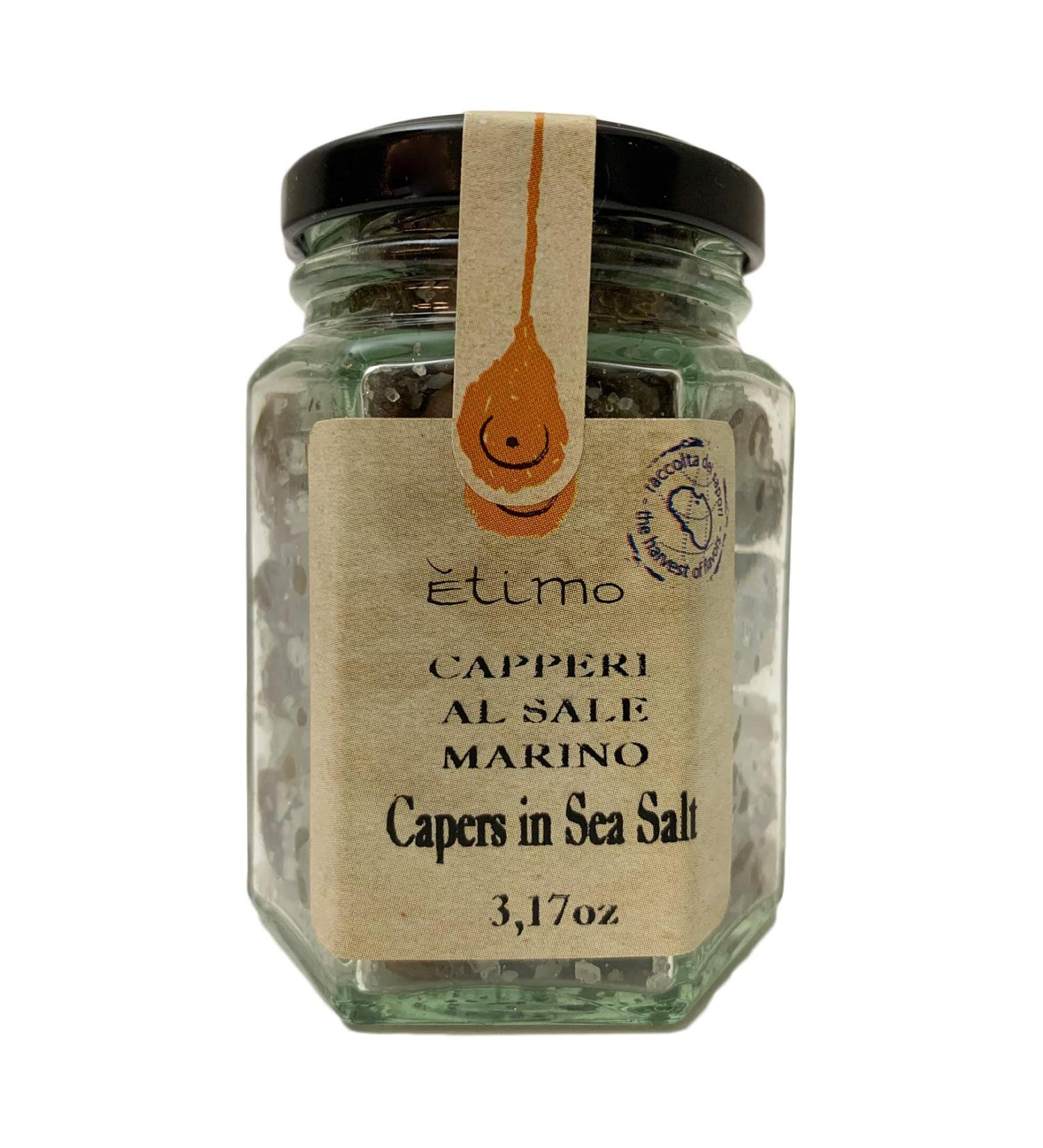 Elevate Your Dishes with Etimo Pantelleria Capers in Sea Salt - 3.17 Ounce - Buy Online on GoSupps.com