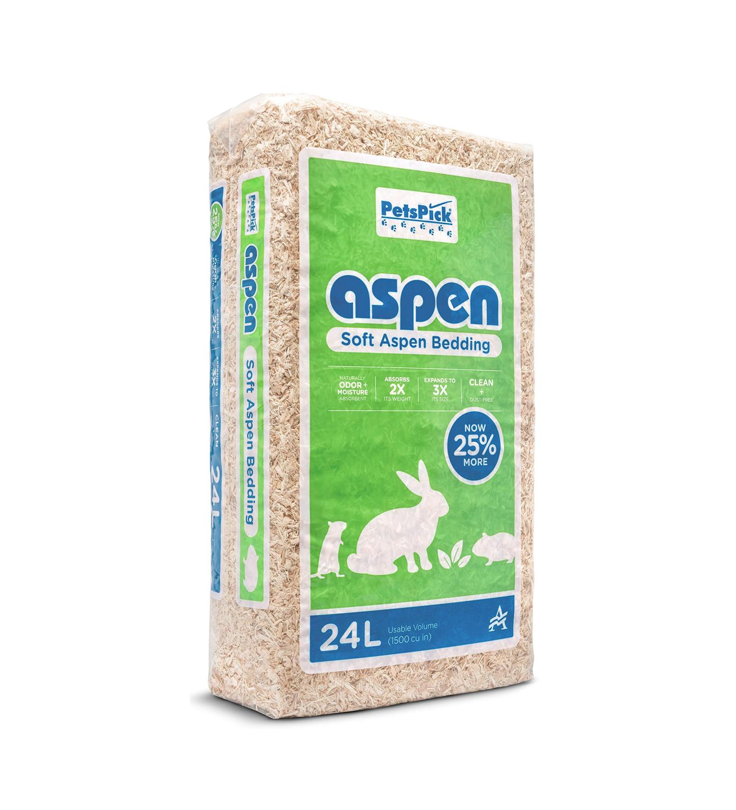 PETSPICK Aspen Soft Pet Bedding 24L - Cozy Bedding for Small Animals - Buy Online on GoSupps.com