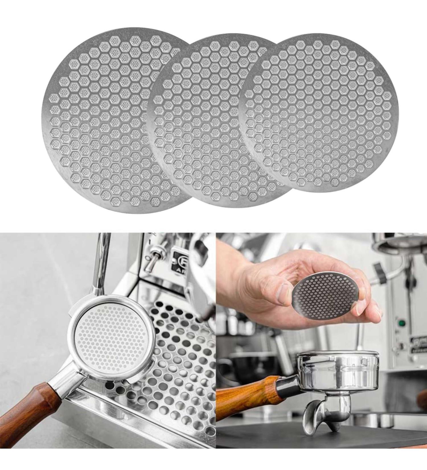 Reusable Stainless Steel Portafilter Puck Screen 51mm 53mm 58mm - Premium Coffee Brewing Tool - Buy Online on GoSupps.com