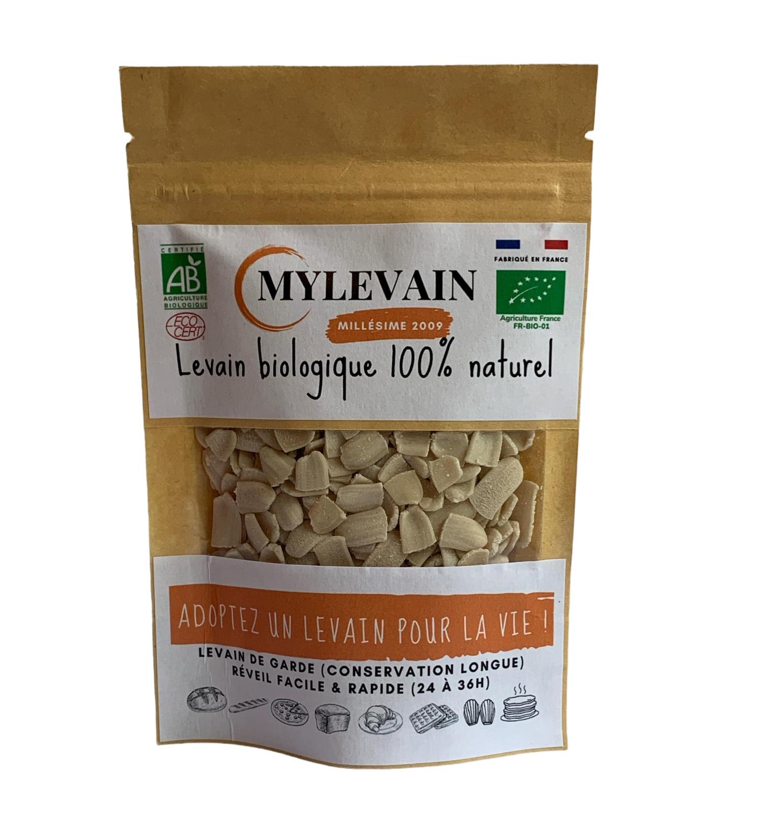 MYLEVAIN French natural sourdough flakes - Living organic sourdough - 2009 vintage - Buy Online on GoSupps.com