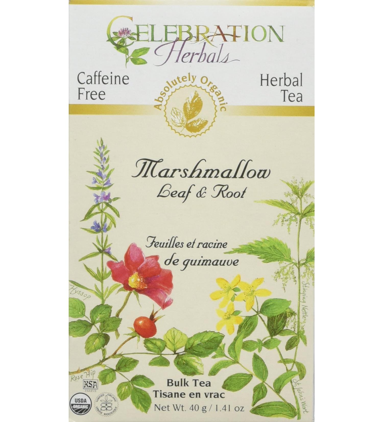 CELEBRATION HERBALS Marshmallow Leaf & Root Org 40 gm 0.02 Pound - Buy Online on GoSupps.com