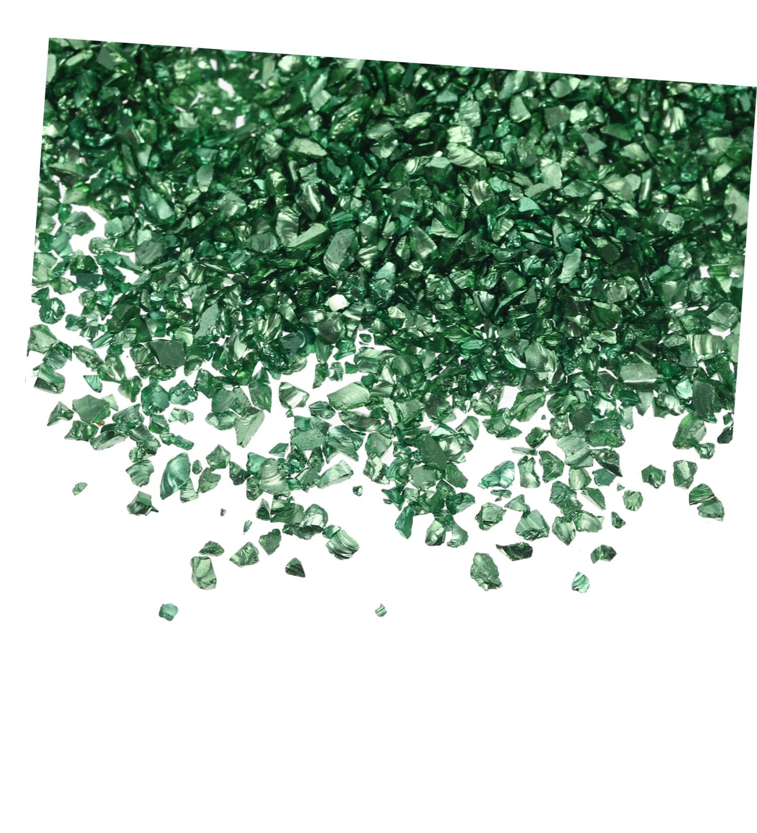 HAKIDZEL 1 Glass Chip Rhinestones for Nails Nail Art Crushed Glass Nail Sequins Ornaments Glass Chips in Bulk Resin Fillers Metal Filler DIY Epoxy Resin Nail Art Charms Nail Stone Irregular 0.5X0.3cm Green - Buy Online on GoSupps.com