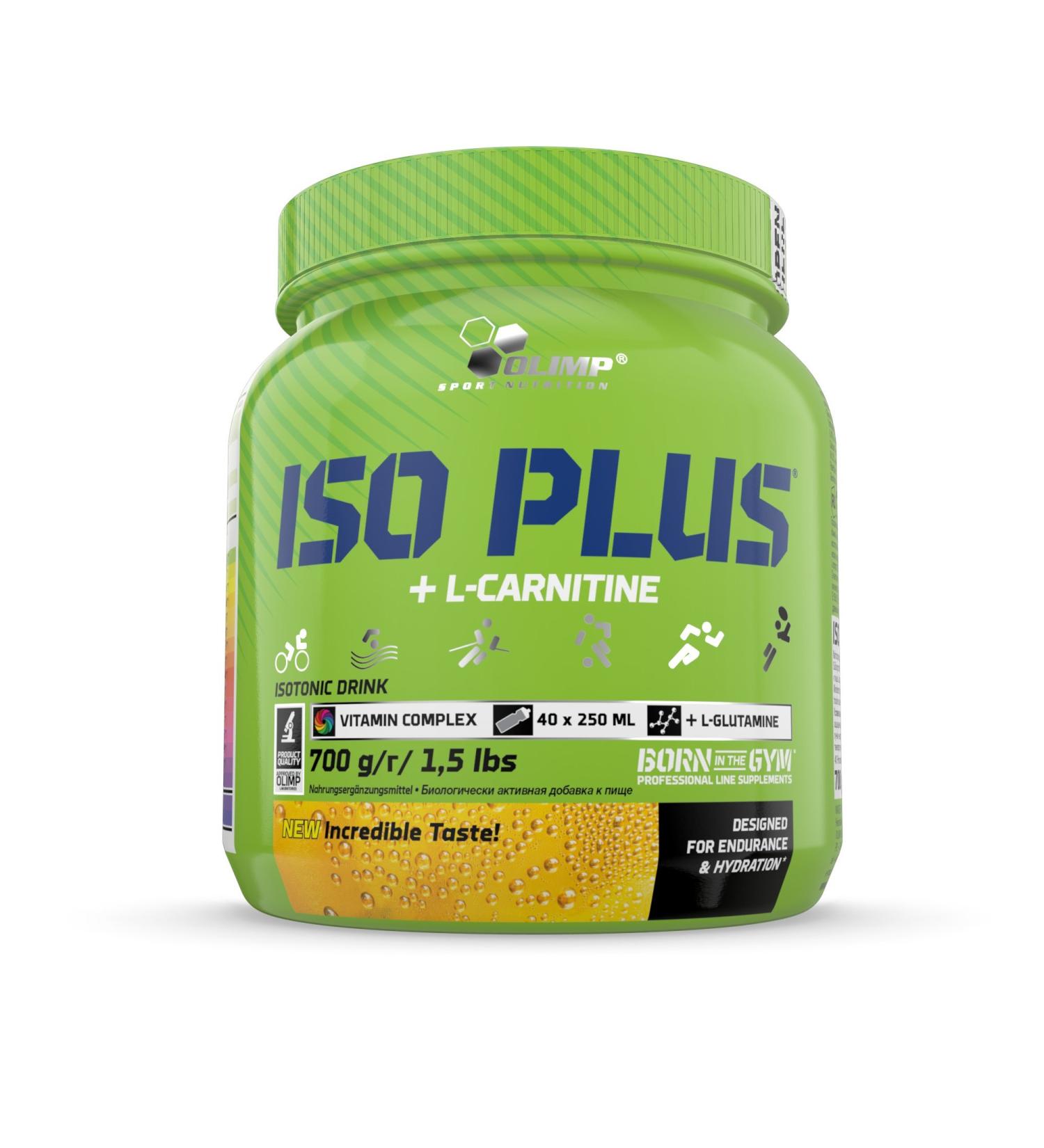 Olimp Sport Nutrition Iso Plus Powder Orange - 700g Can | Buy Internationally - High Protein Supplement - Buy Online on GoSupps.com