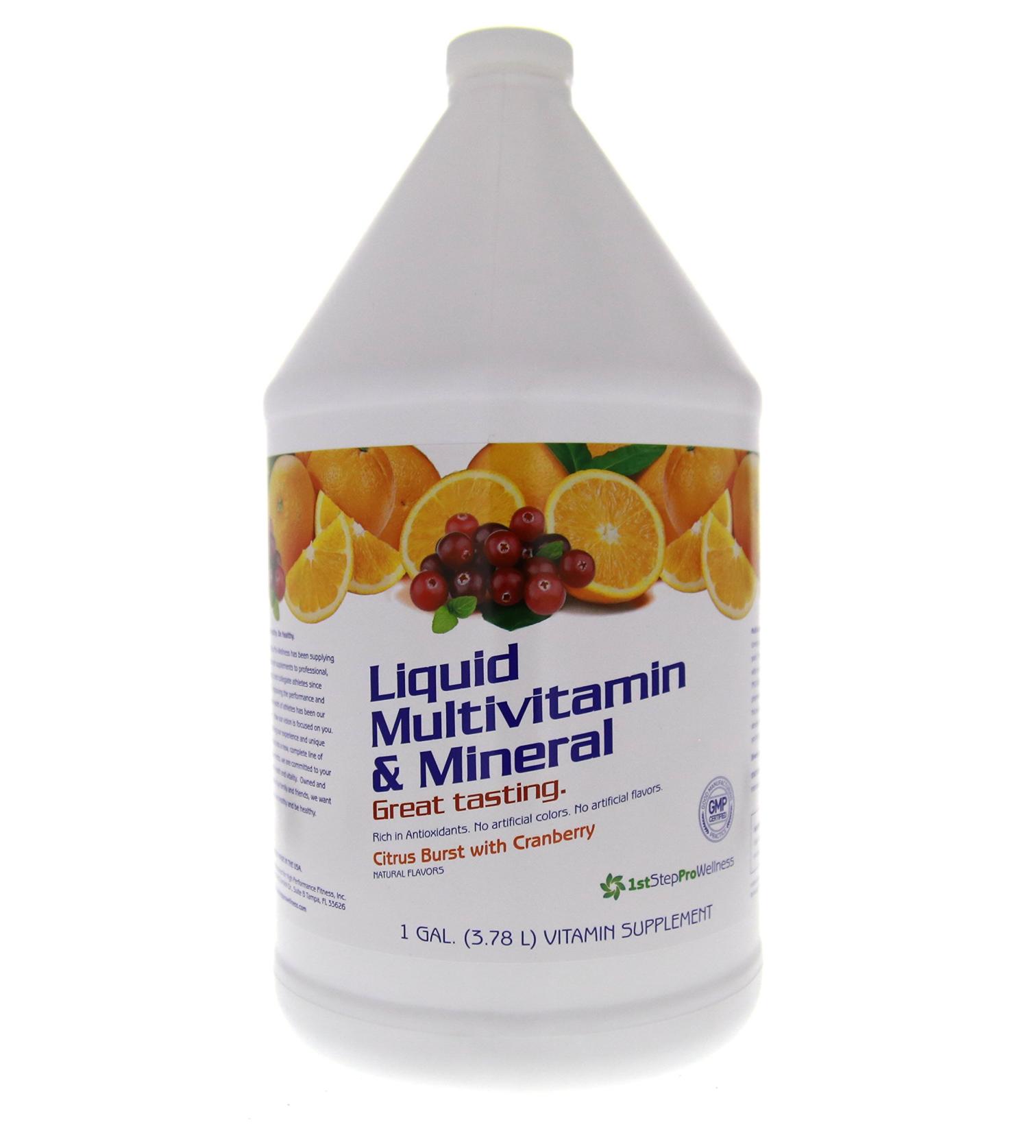 HIGH PERFORMANCE FITNESS INC. 1st Step For Energy Vitamins And Minerals Citrs 1gal - Buy Online on GoSupps.com