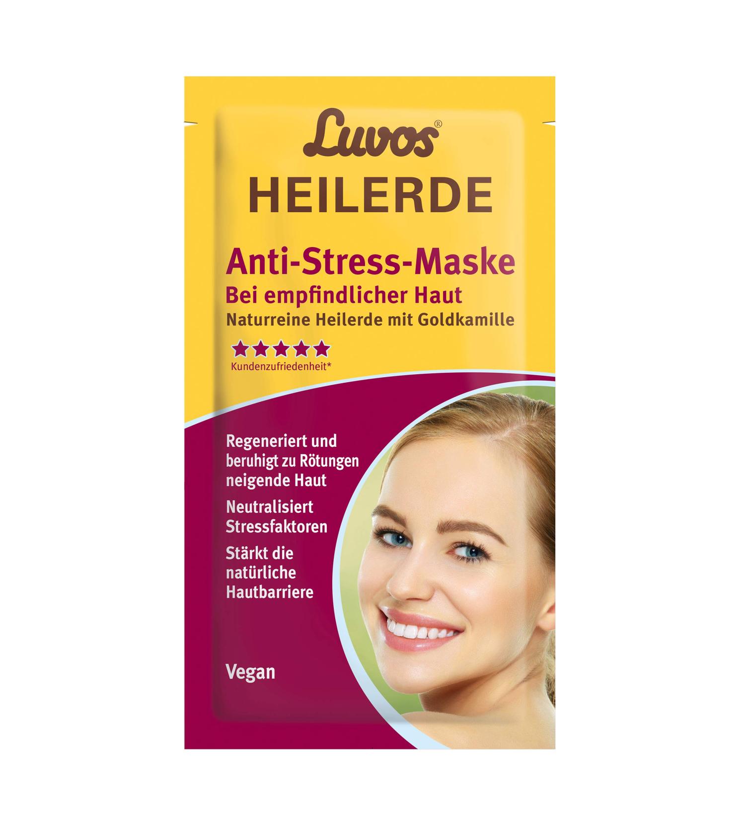 Luvos Healing Clay Anti-Stress Cream Mask - Deep Repair Care for Skin Irritations | 2x7.5 ml | International Shipping Available - Buy Online on GoSupps.com