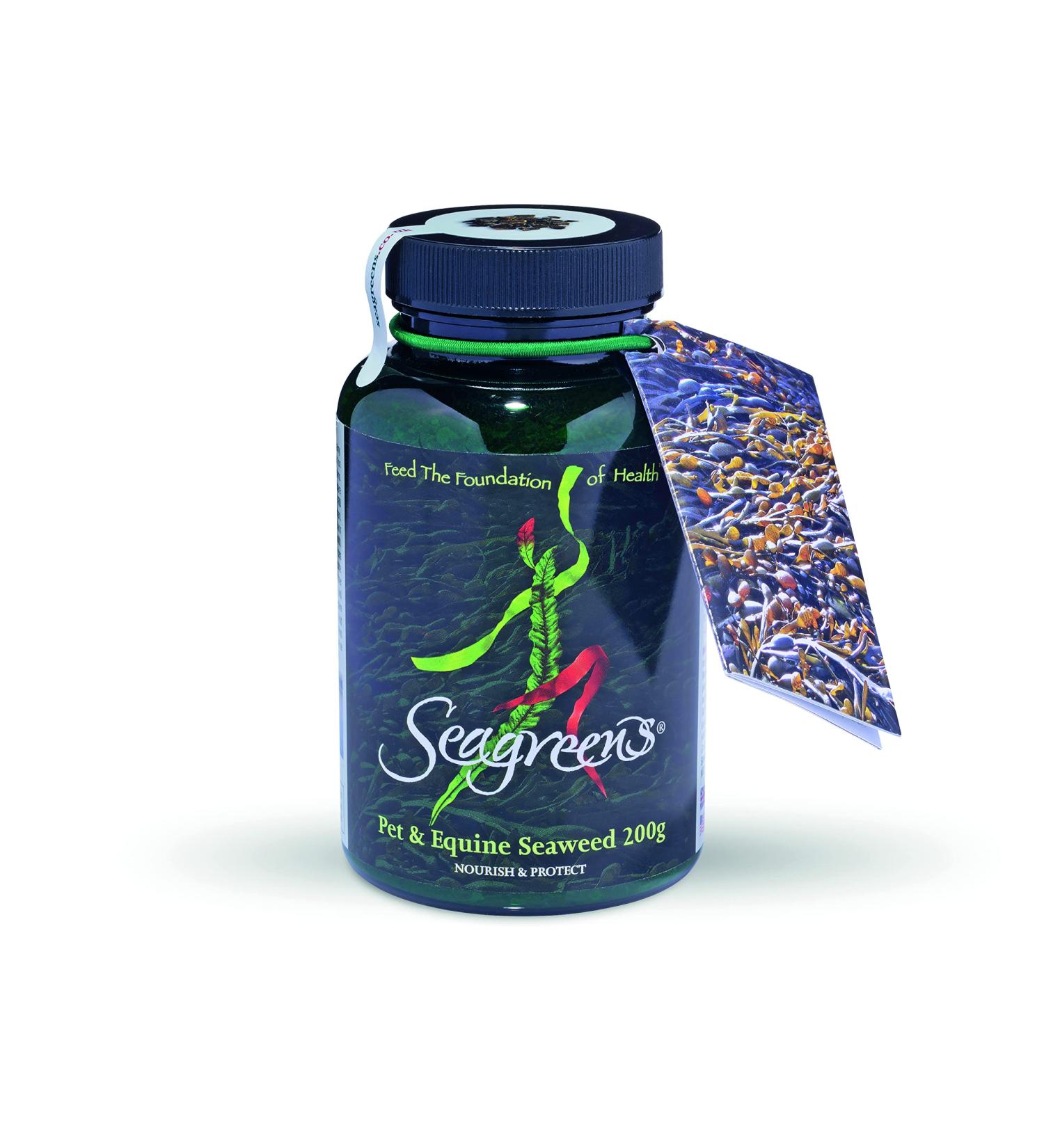 Seagreens Seaweed Food Supplement for Pets & Equine - 200g Granules - Buy Online on GoSupps.com