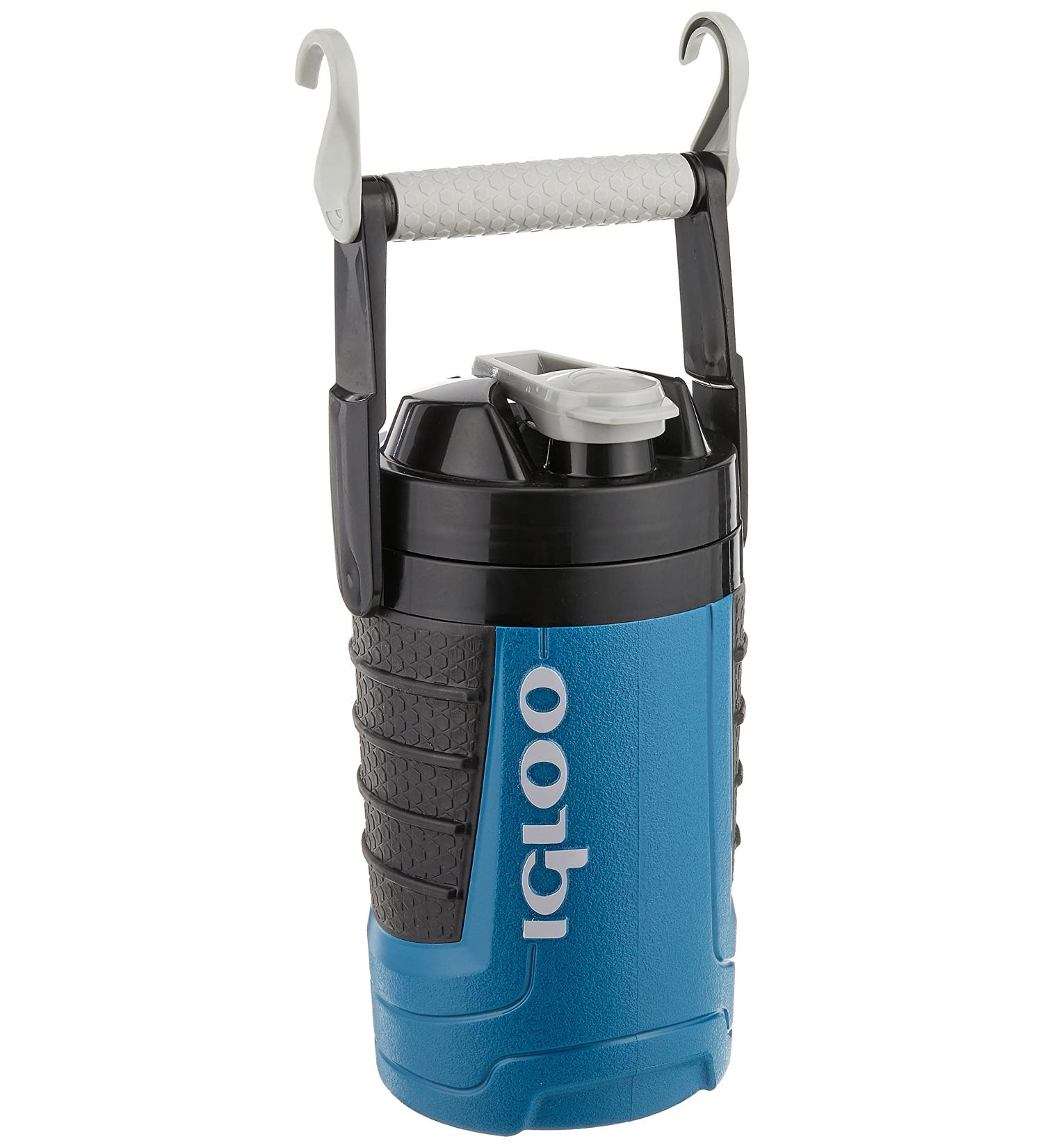 Igloo Proformance 1 Quart Water Jug in Black, White, and Blue - BPA-Free & Leak-Proof - Buy Online on GoSupps.com