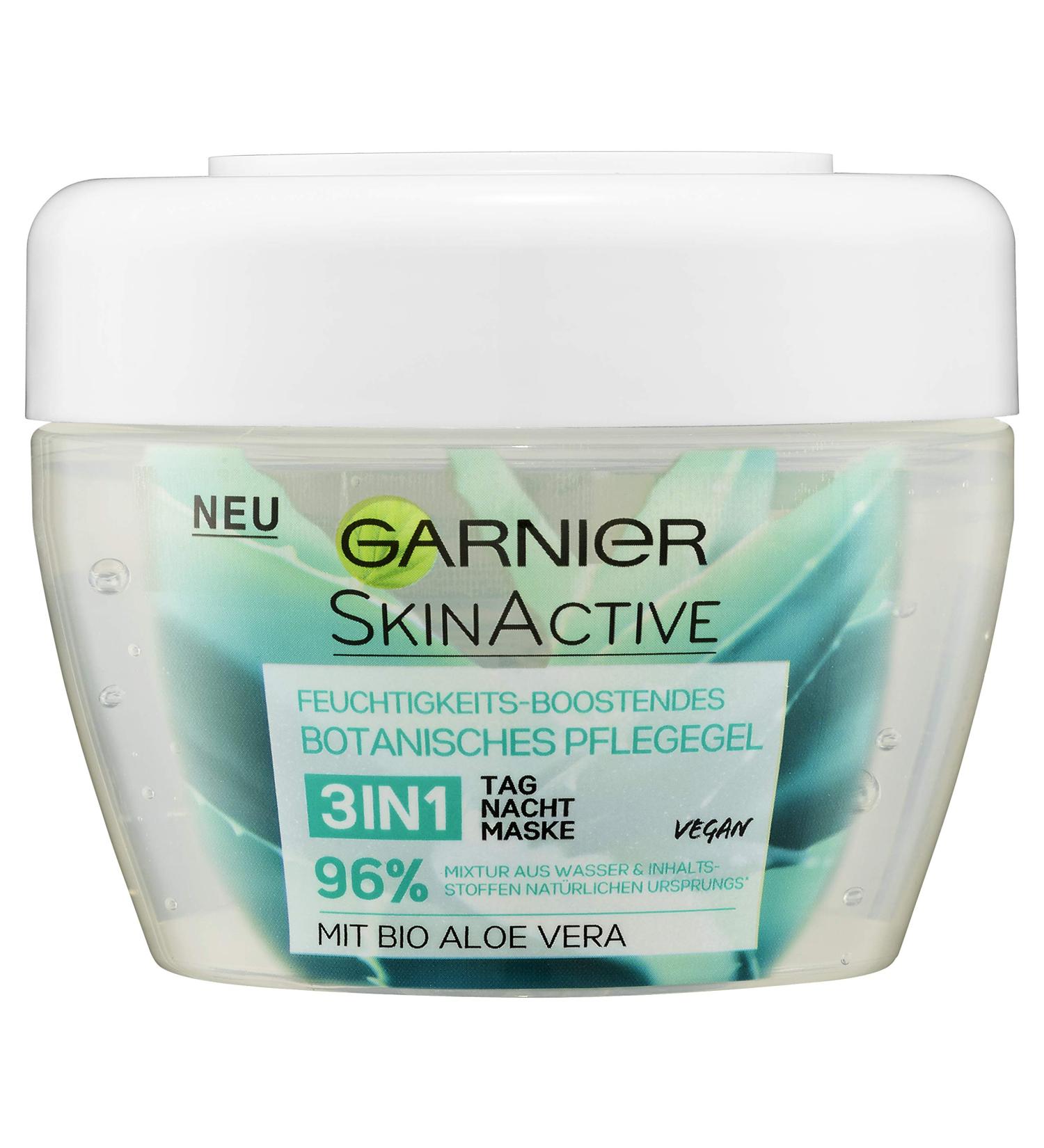 Buy Garnier 3-in-1 Daily Night Care Mask with Organic Aloe Vera - Moisture-Boosting Botanical Care | 150ml | International Shipping - Buy Online on GoSupps.com