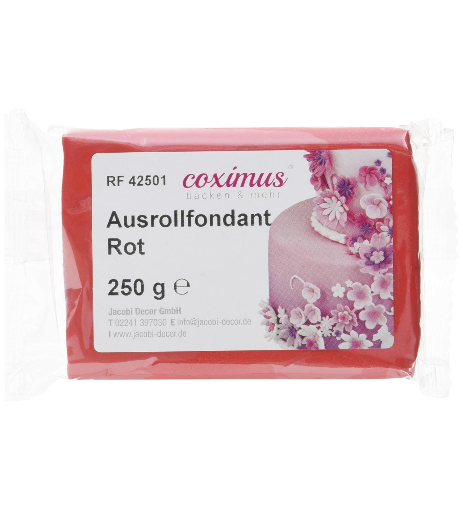 Buy Cake Company Red Fondant | Pack of 4 (4 x 250g) | Premium Quality for Baking & Decorating | International Shipping Available - Buy Online on GoSupps.com