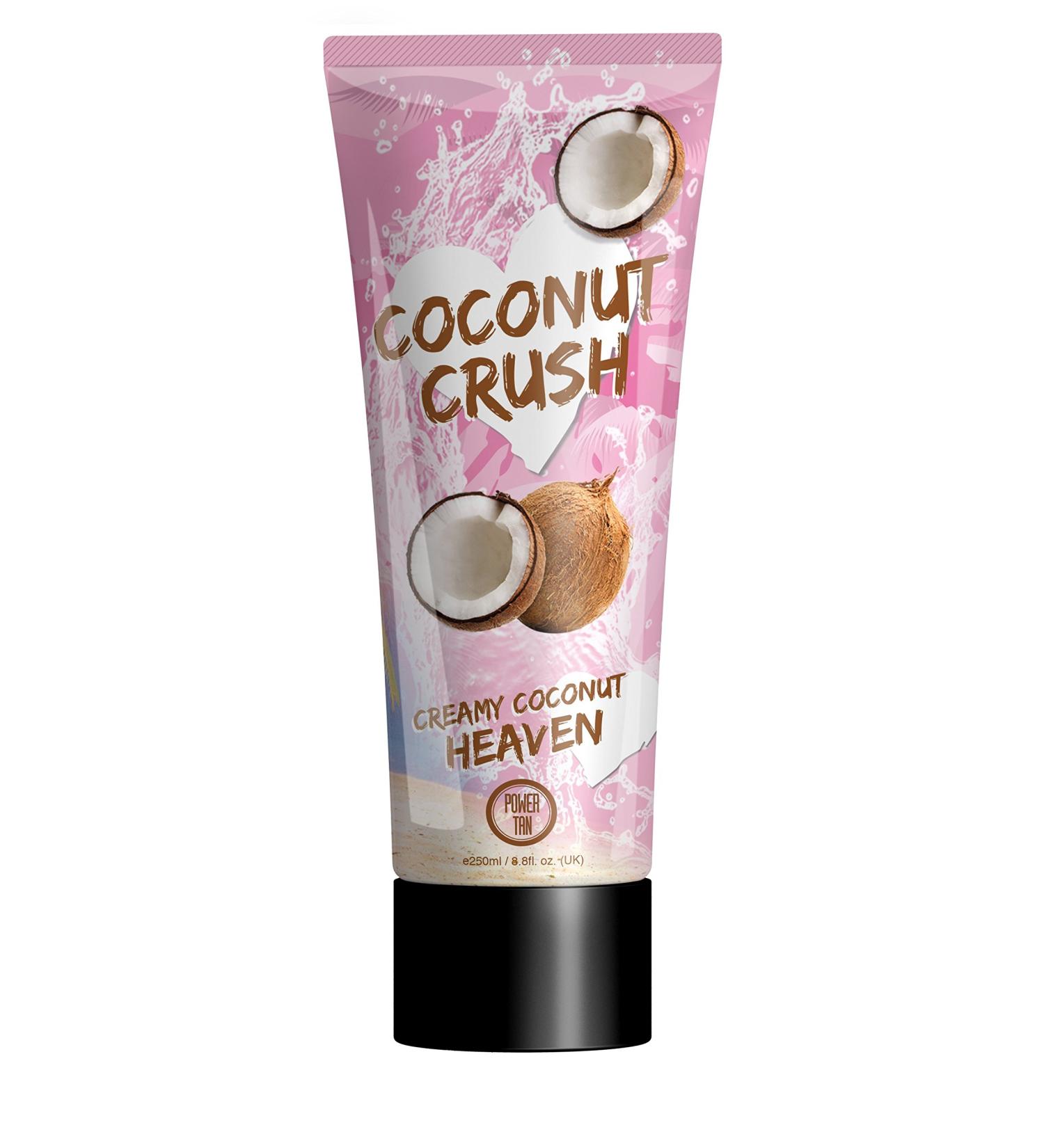 Power Tan Coconut Crush Sunbed Tanning Lotion 250ml - Accelerator Cream - Buy Online on GoSupps.com
