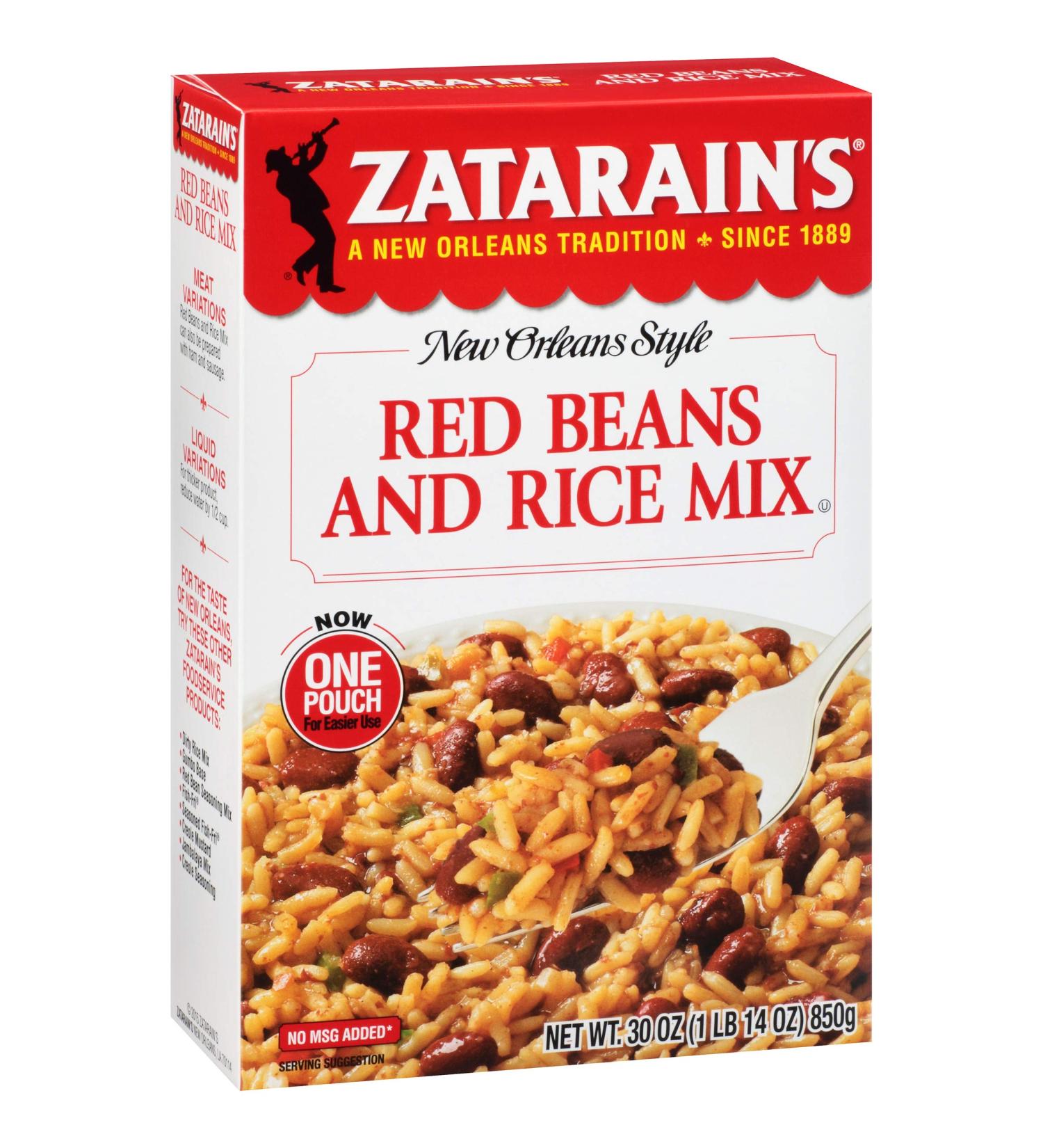 Zatarain's Red Beans and Rice Mix 30 oz - Authentic Creole Flavor | Buy Online Now - Buy Online on GoSupps.com