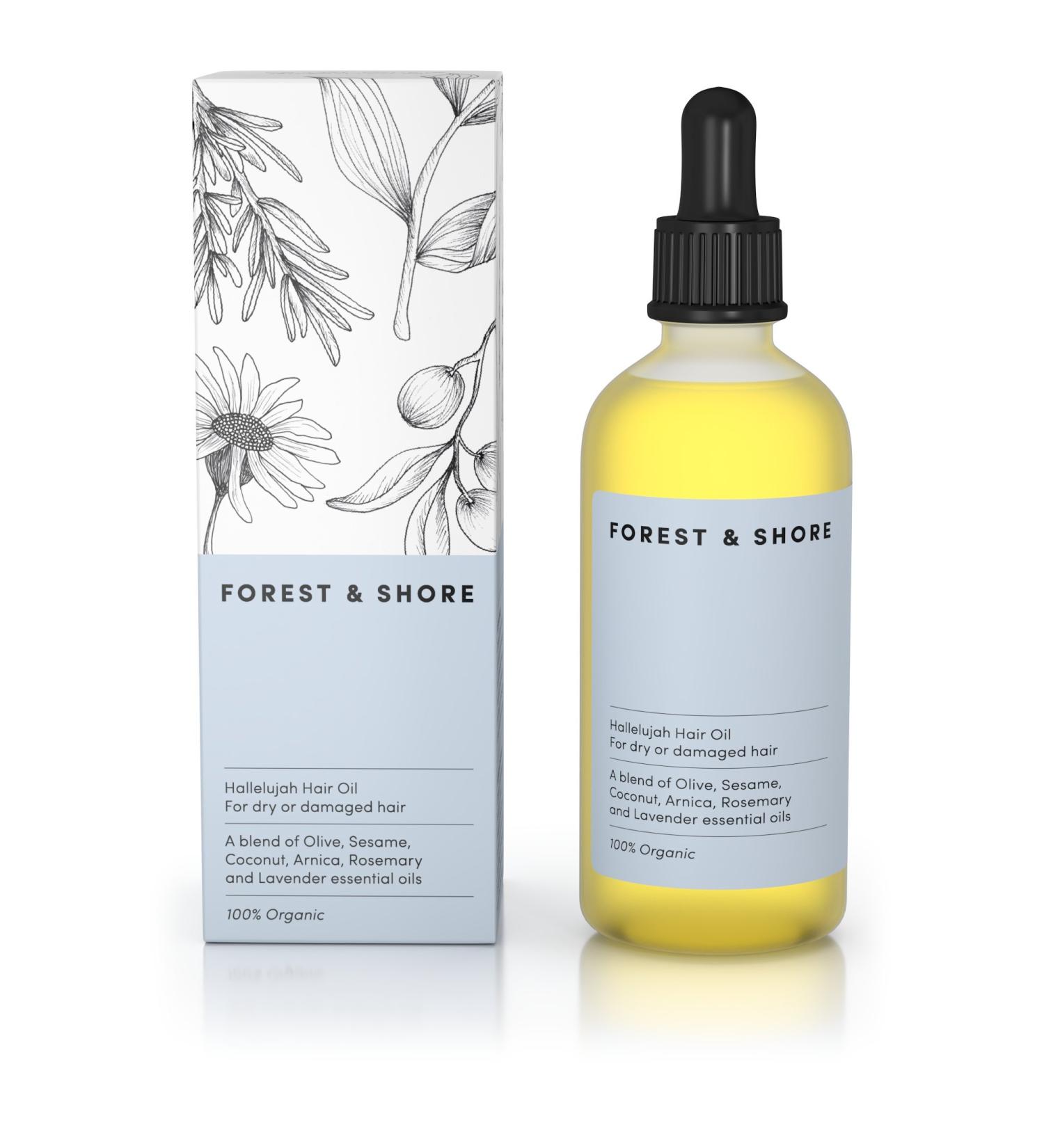 Hallelujah Hair Oil: 100% Natural Certified Organic Treatment - Promotes Healthy Hair Growth, Moisturizes, Repairs, and Conditions - 100 ml - Buy Online on GoSupps.com