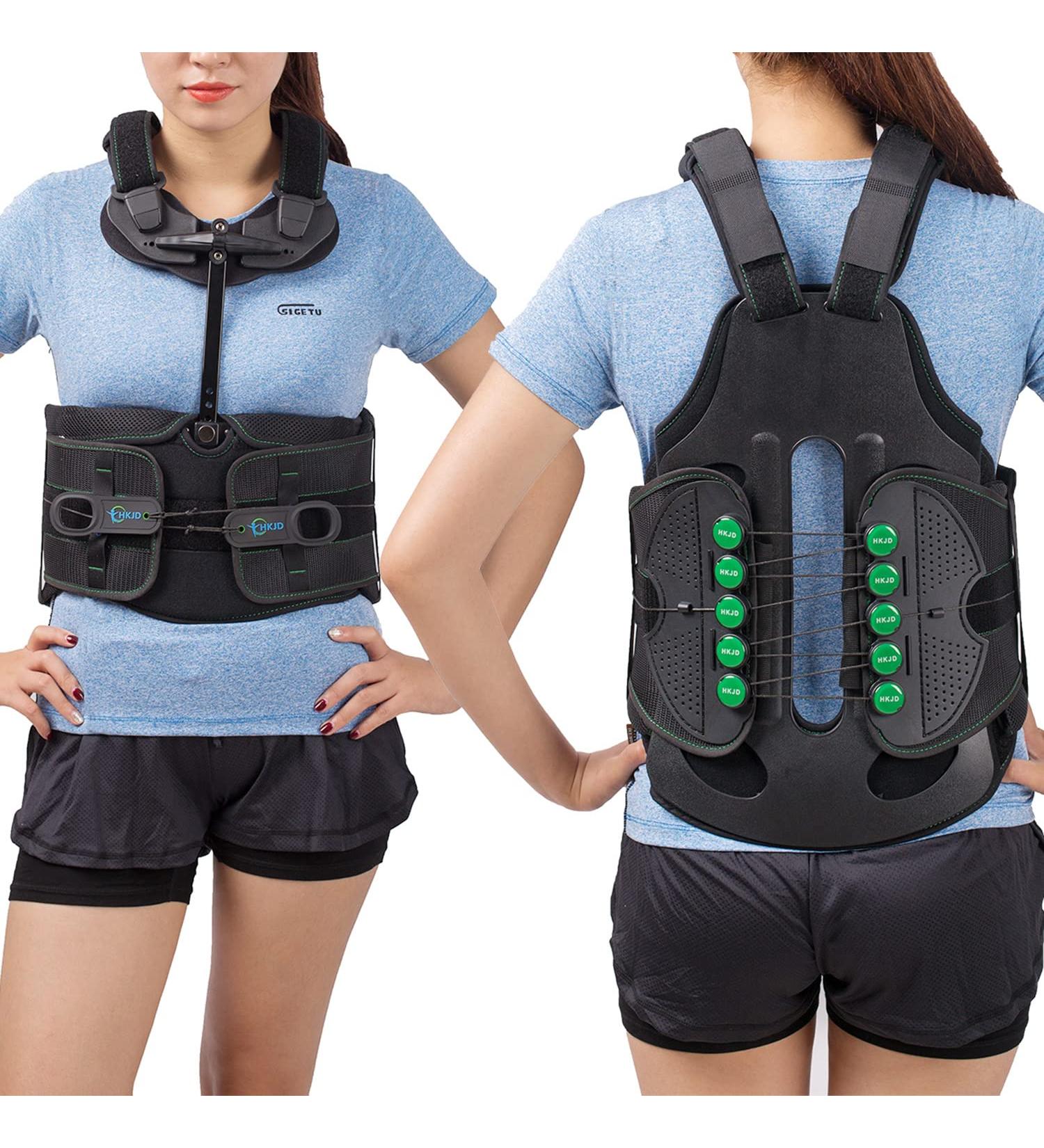 TODDOBRA TLSO Thoracic Full Back Brace - Universal Support for Kyphosis Compression Fractures Osteoporosis & Spine Injuries | Men & Women | Pre/Post Surgery R ckenst tze - Buy Online on GoSupps.com