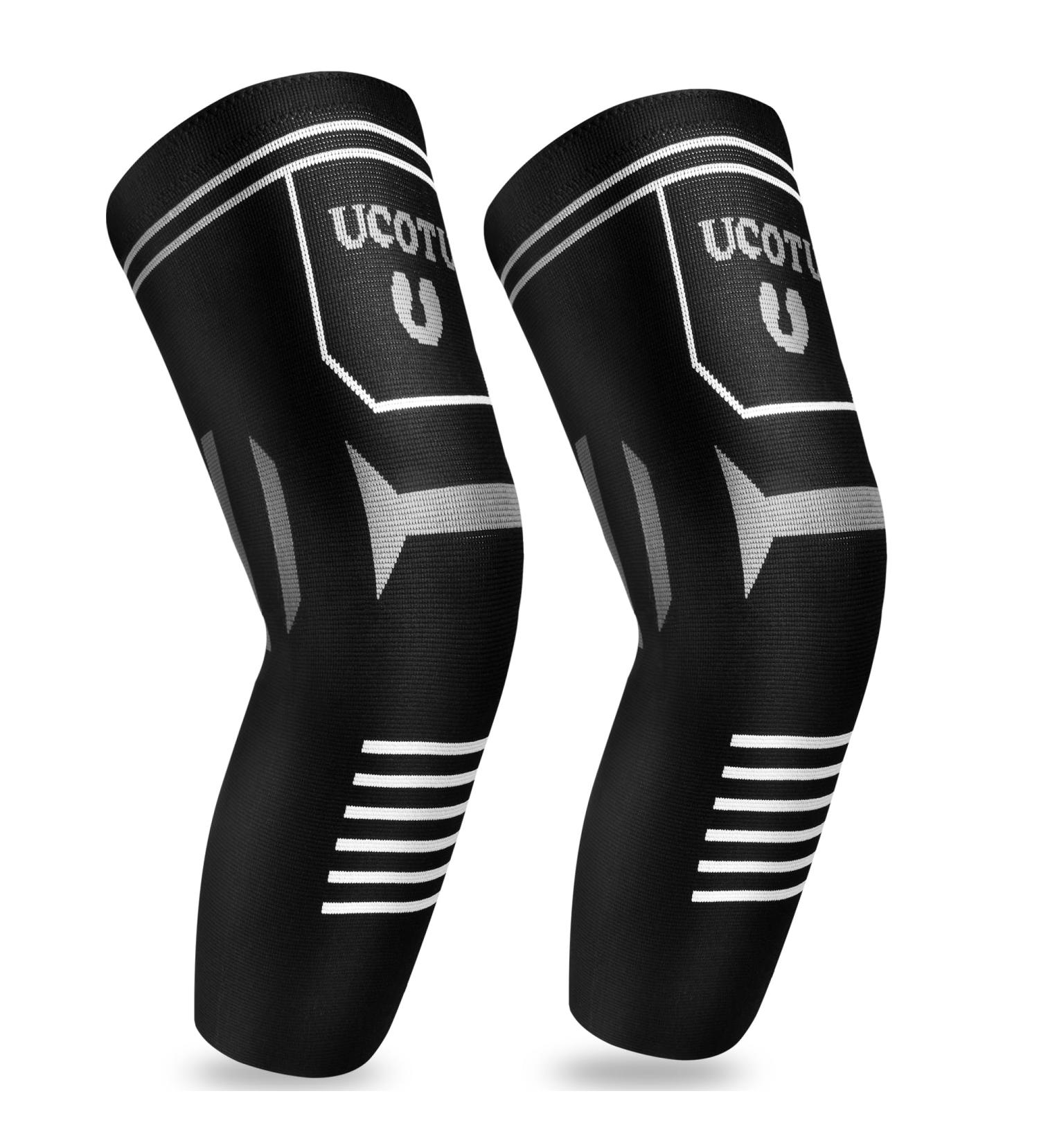 Knee Compression Sleeve - Lightweight Breathable & Non-Slip | Ideal for Arthritis Pain Relief & Sports - Medium Black - Buy Online on GoSupps.com