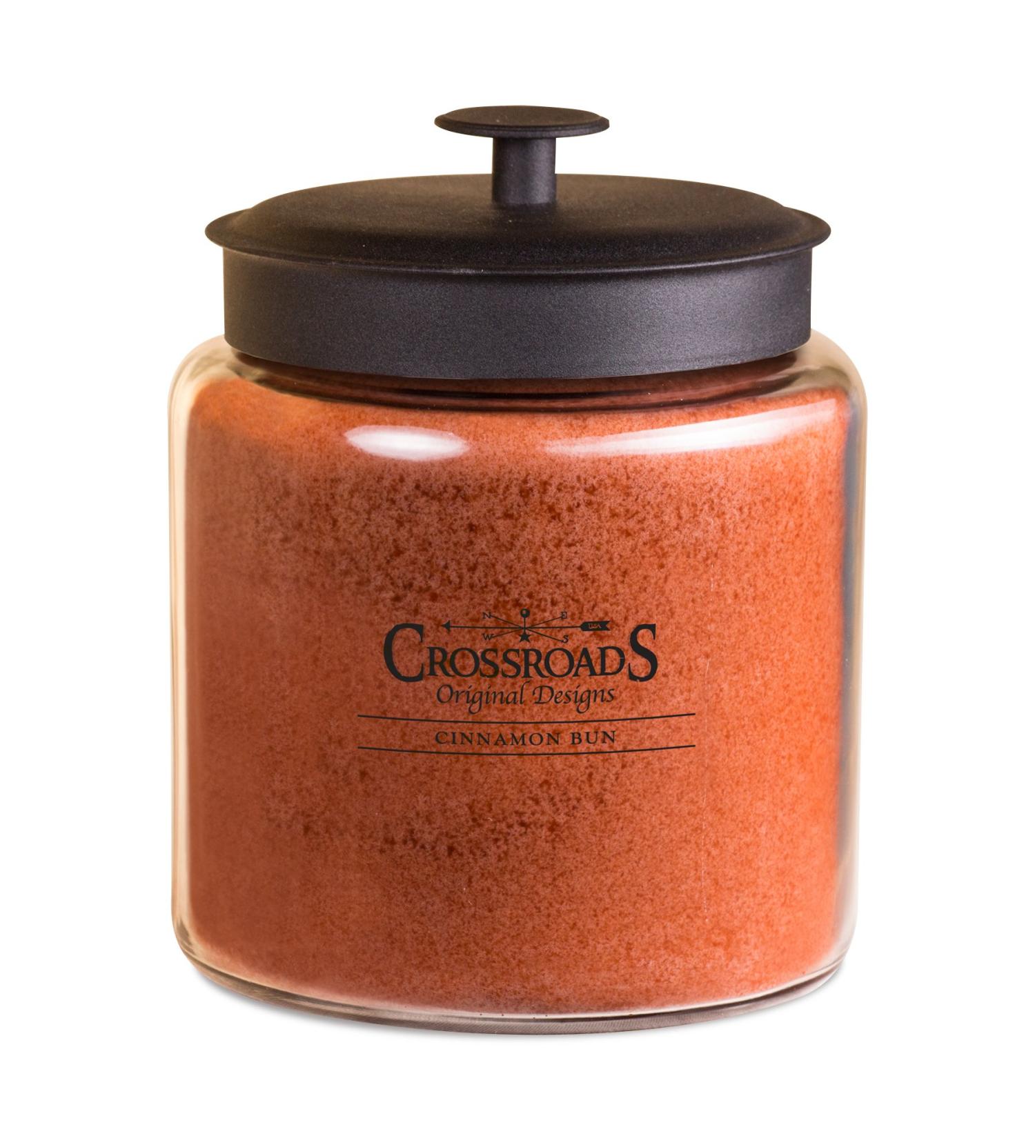 Crossroads Cinnamon Bun Scented 4-Wick Candle 96 Ounce