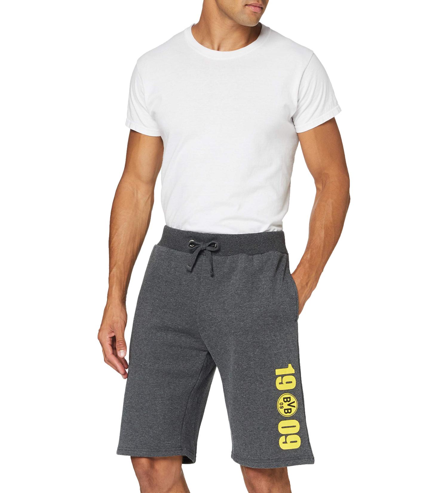Buy Borussia Dortmund Unisex Shorts - BVB Adult Grey Shorts | International Shipping Available - Buy Online on GoSupps.com
